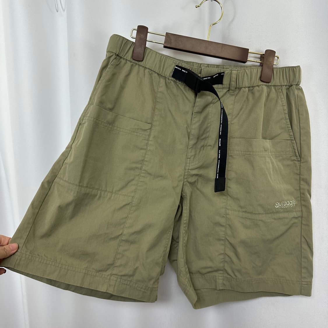   아웃도어 남자 밴딩 반바지 면/나일론 XL 상품이미지5