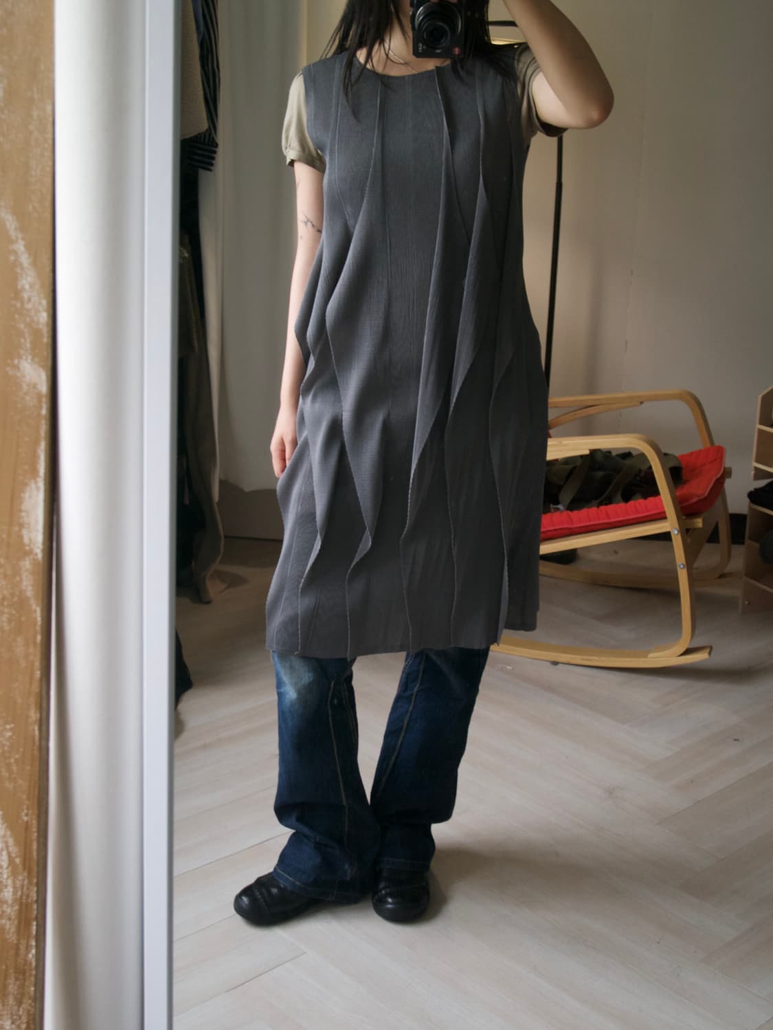 pleats sleeveless dress 상품이미지5