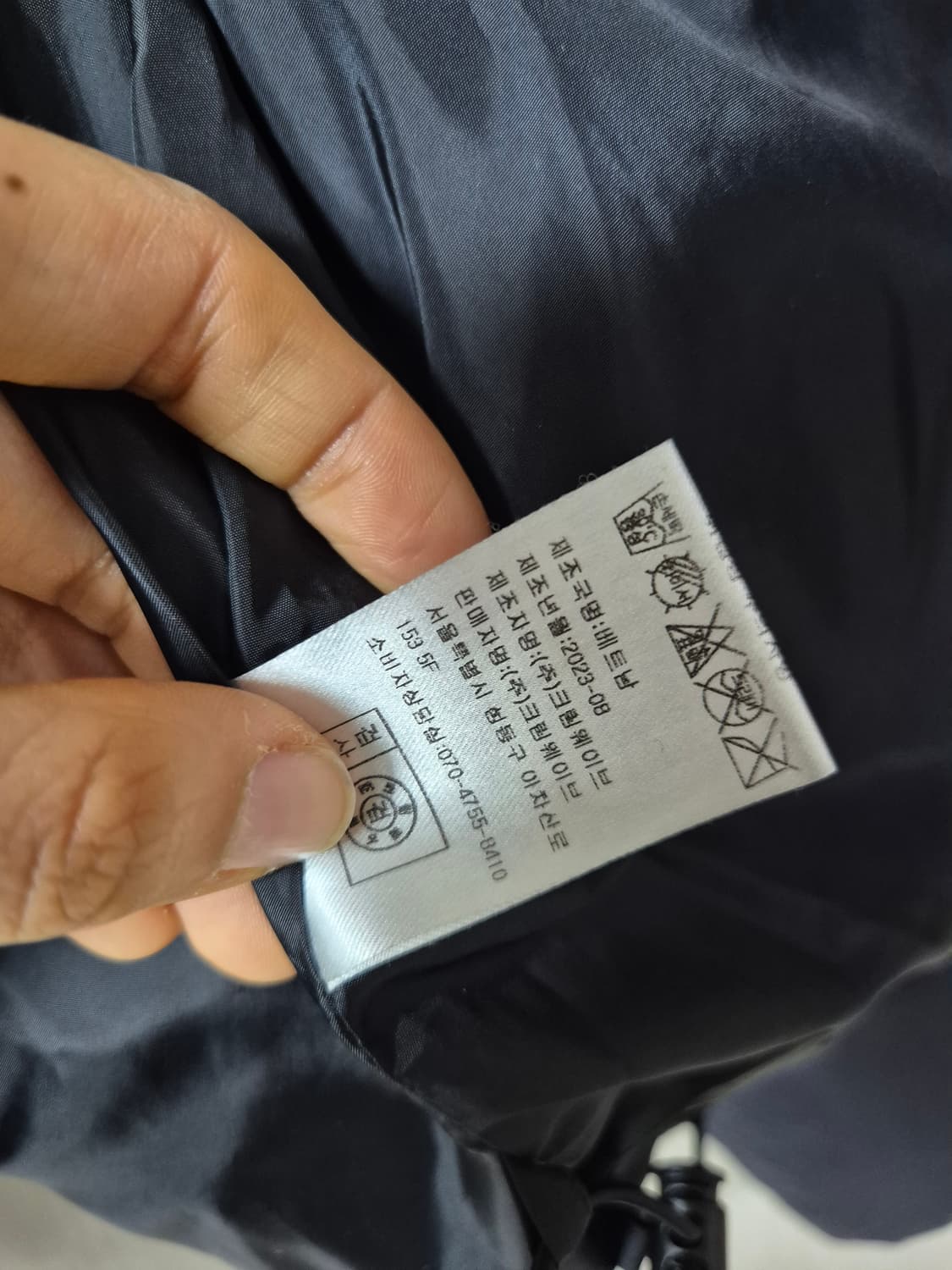 시눈 리본 숏패딩 퍼프패딩 푸퍼 블랙 상품이미지9