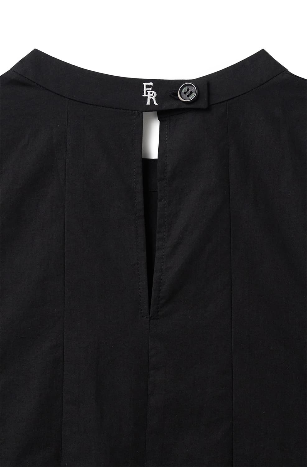 ERER * Pleated Detail Dress Black 상품이미지7