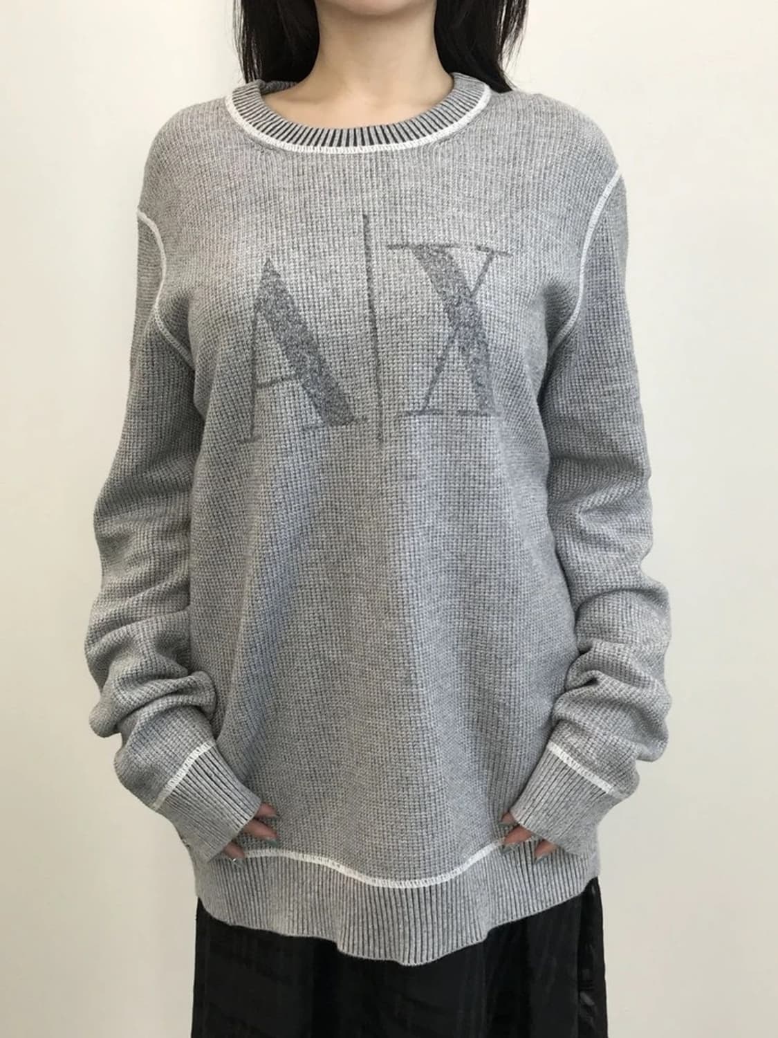 Armani Exchange Logo Knit Sweater 상품이미지2