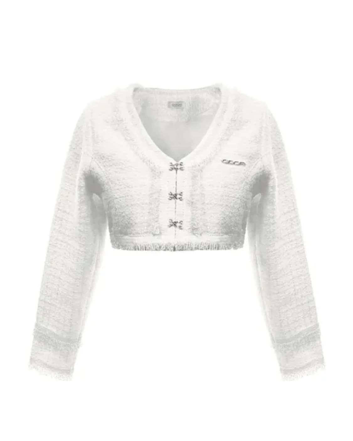 (새제품) Odor Twee crop cardigan in glitter 상품이미지2