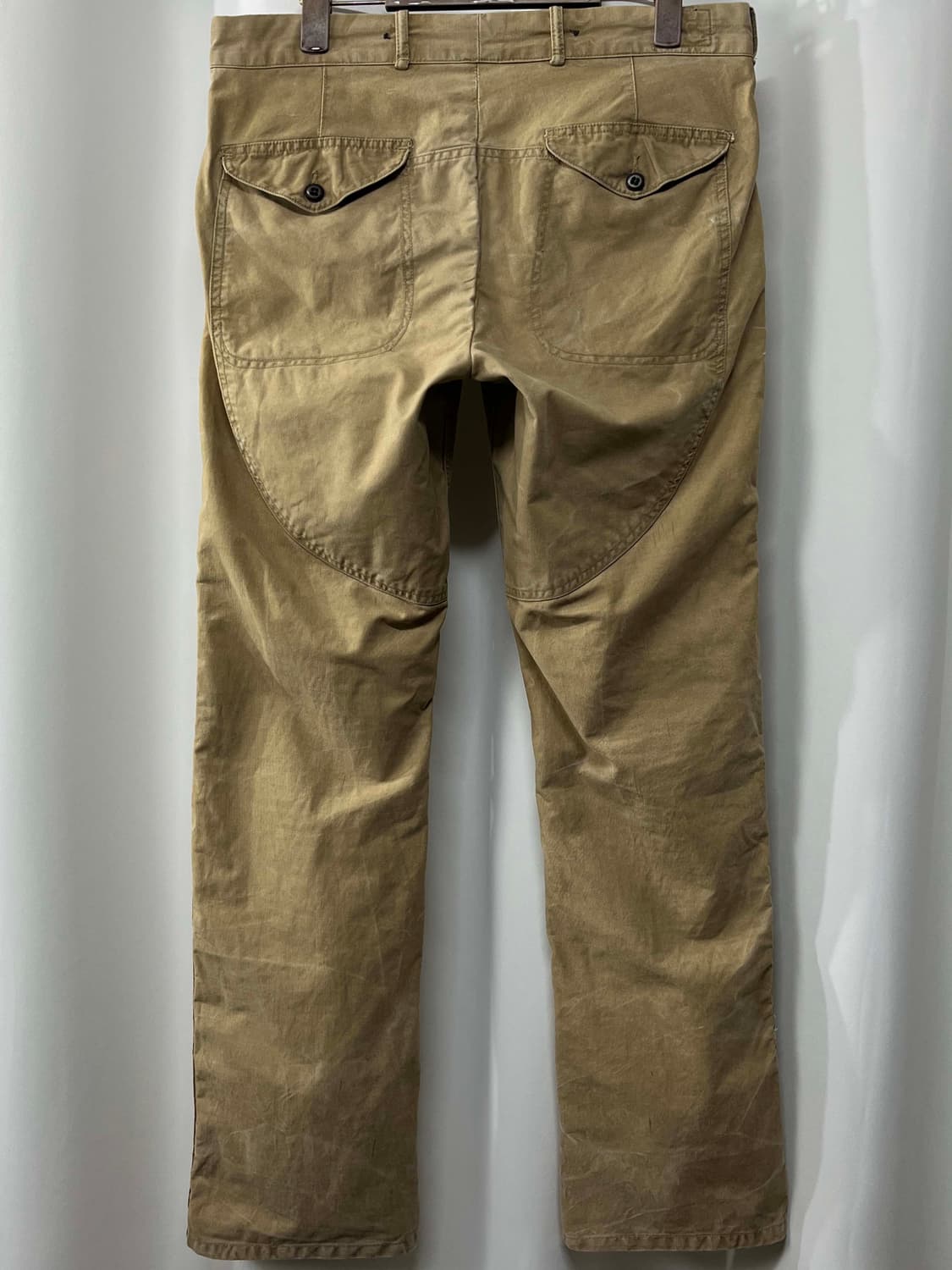 폴로 랄프로렌 덕캔버스 서스펜더 워시드 헌팅 더블니 팬츠 상품이미지2