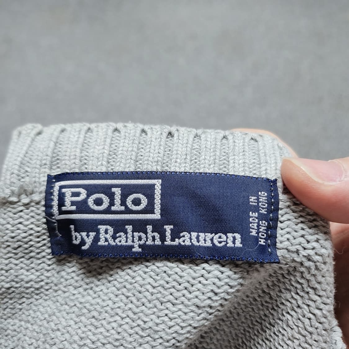 [M] 폴로 랄프로렌 브이넥 니트 조끼 회색 (2855) 상품이미지3