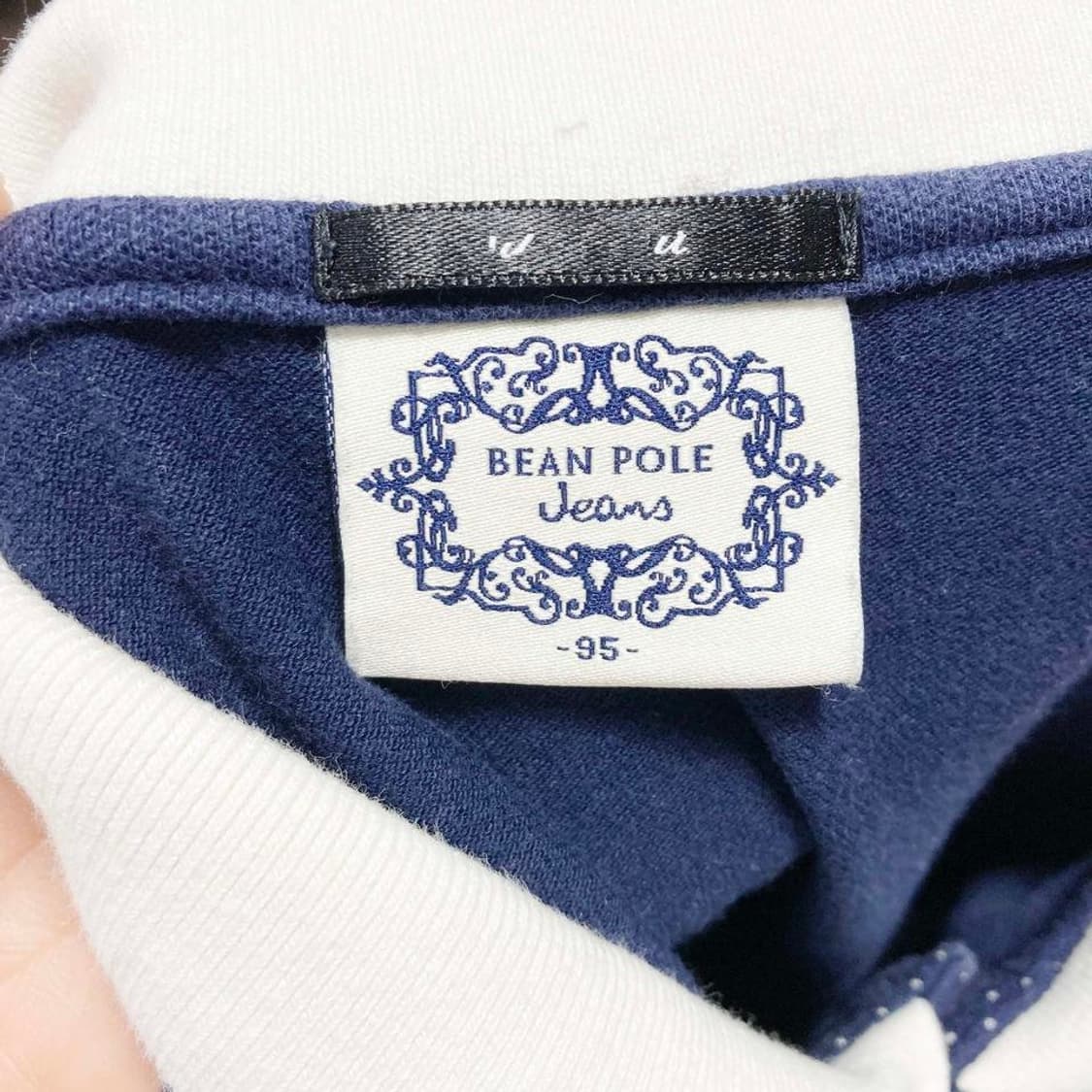 빈폴 남성면반팔티 네이비 95 진스센스 상품이미지4