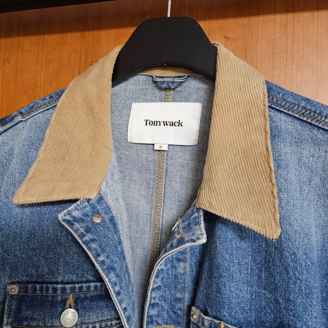토니웩 카라 코듀로이 데님 자켓 XL 상품이미지2