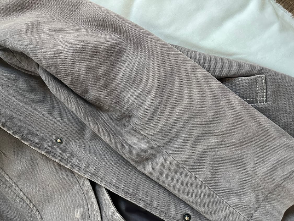 SYSTEM asymmetric washing denim jacket 상품이미지10