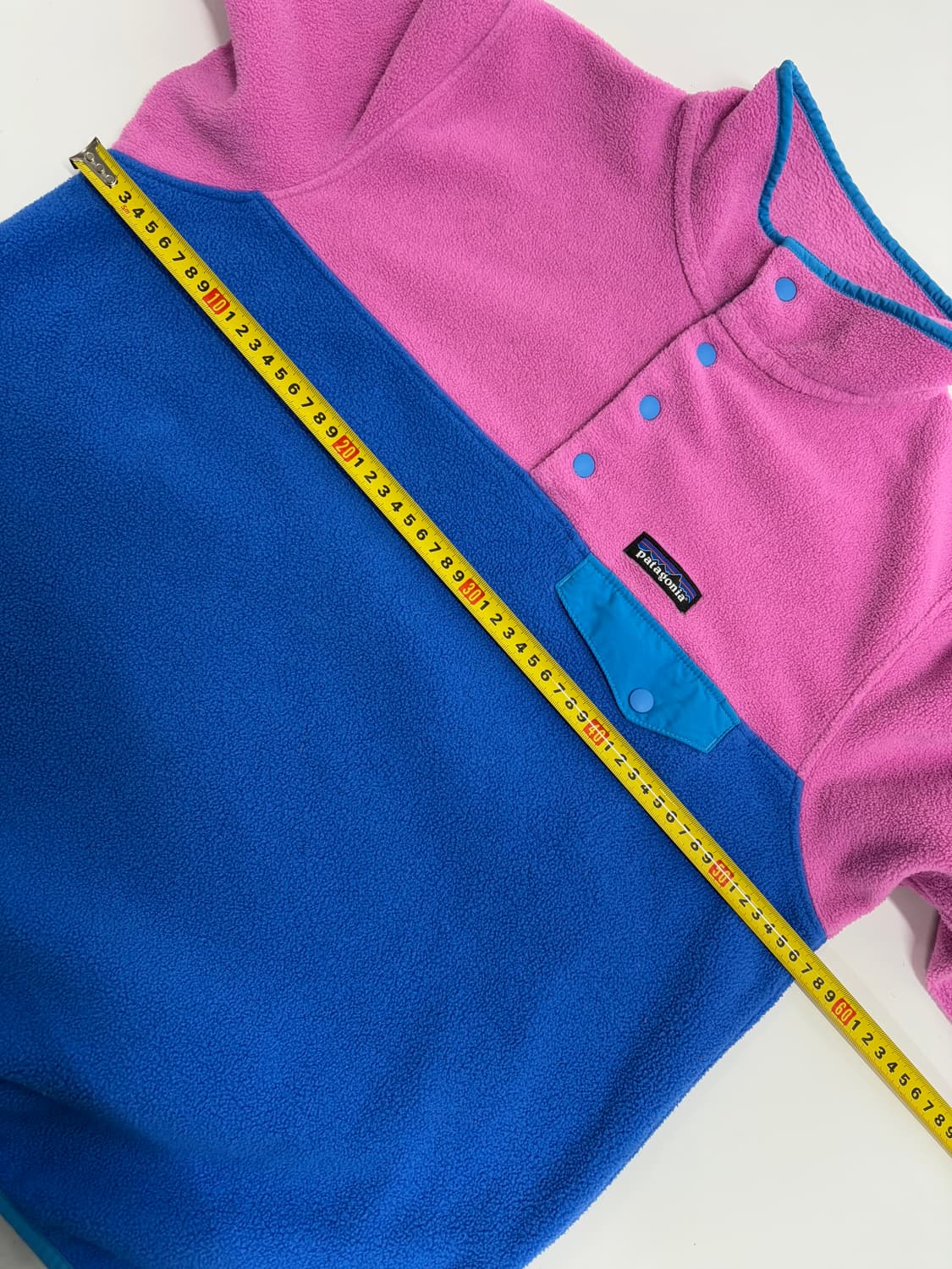 파타고니아 신칠라 스냅티 핑크/블루 우먼즈L 상품이미지7