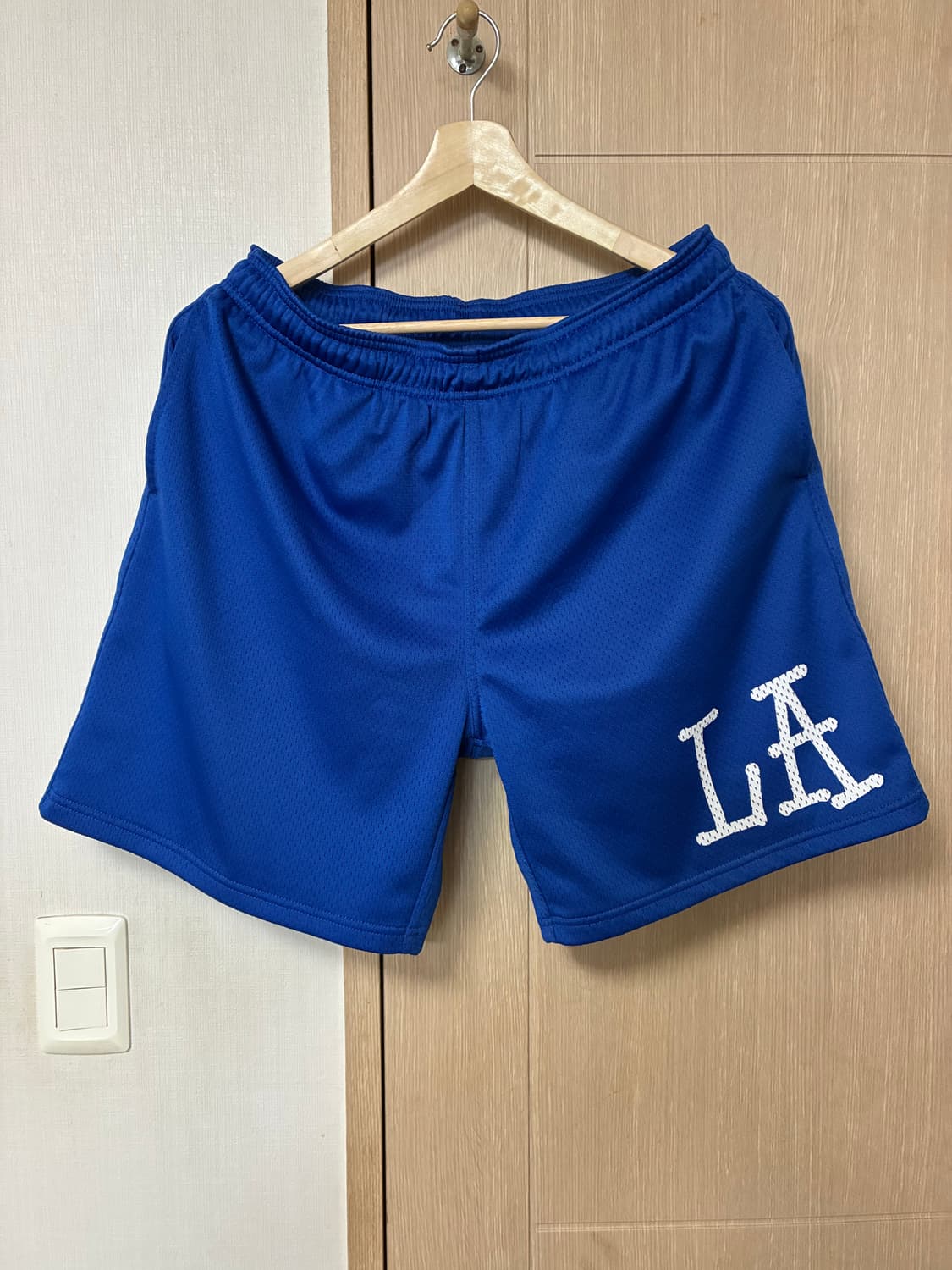 [M]스투시 LA 블루 메쉬 팬츠 상품이미지1