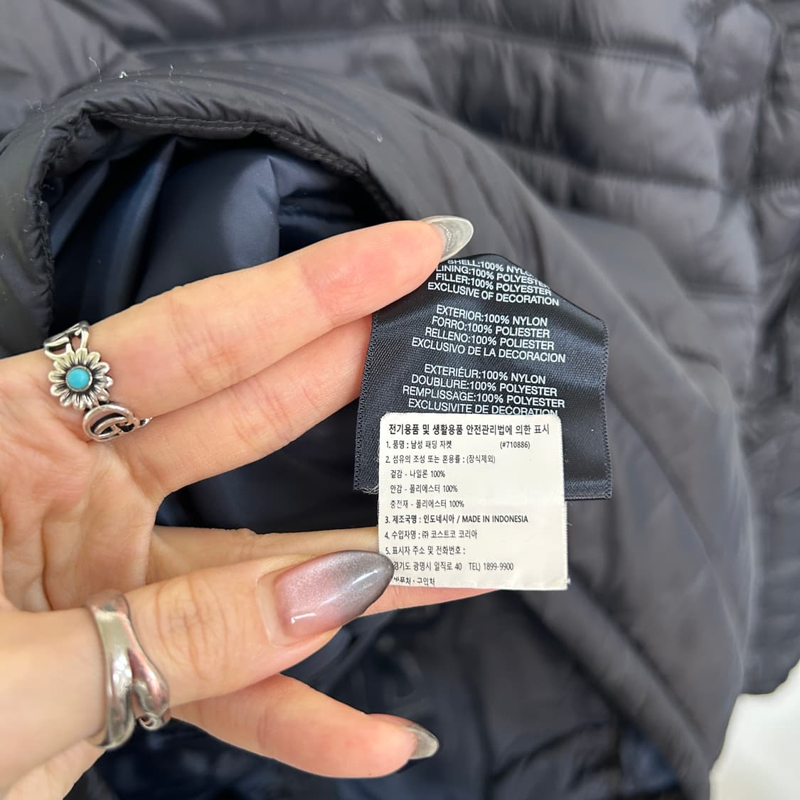 타미힐피거 남성 경량패딩 L  상품이미지4