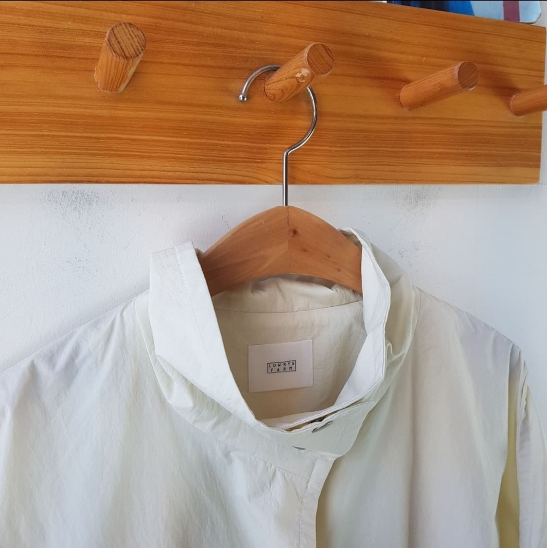 로리즈팜 스탠 카라 코트 상품이미지5