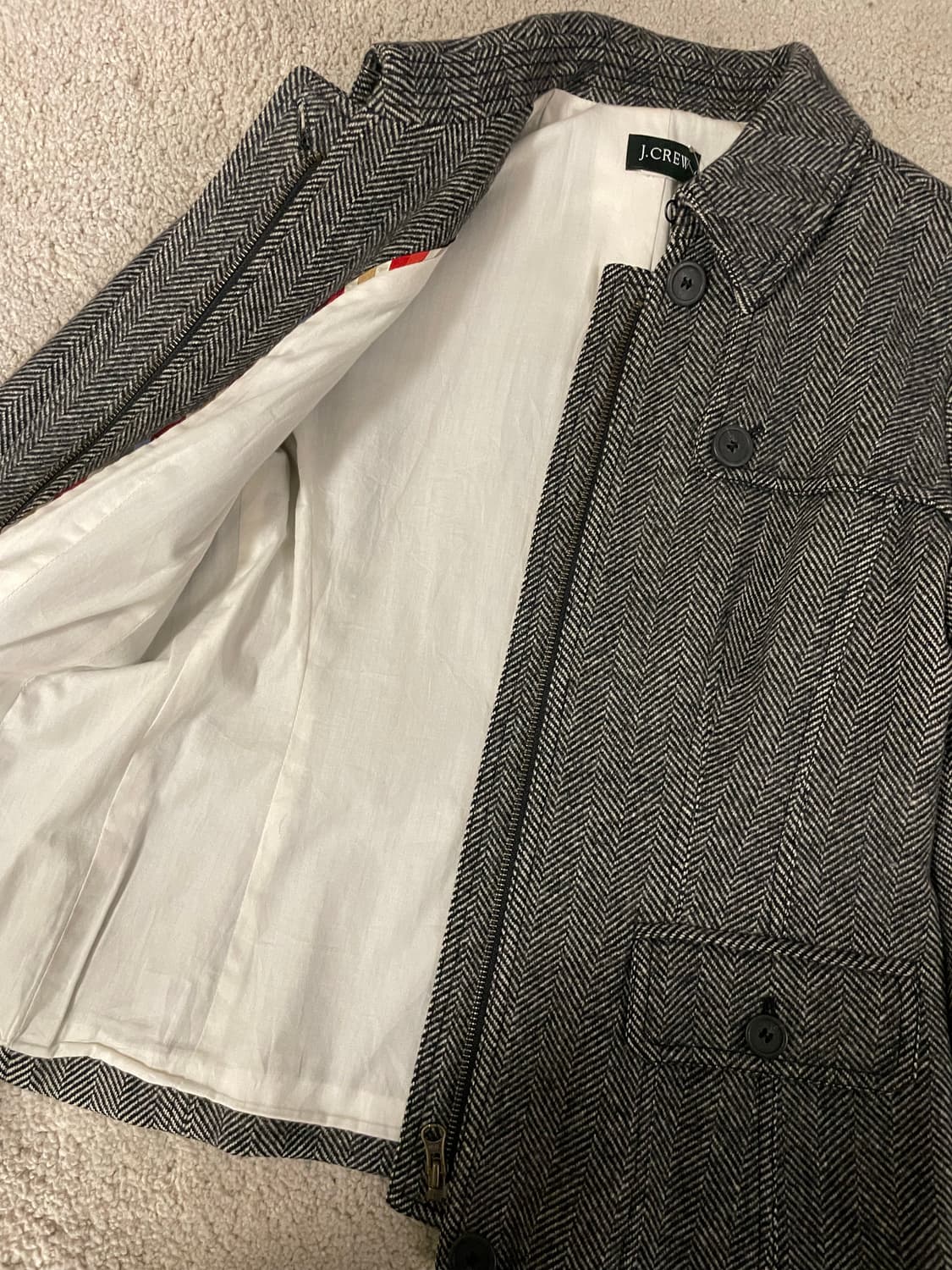 vintage j.crew herringbone wool jacket 상품이미지6