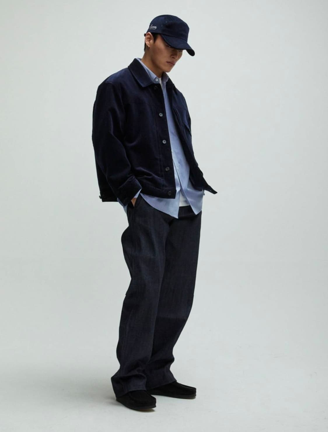 리슈(L'ISSUE) 22ss 네이비 코듀로이 볼캡 상품이미지5