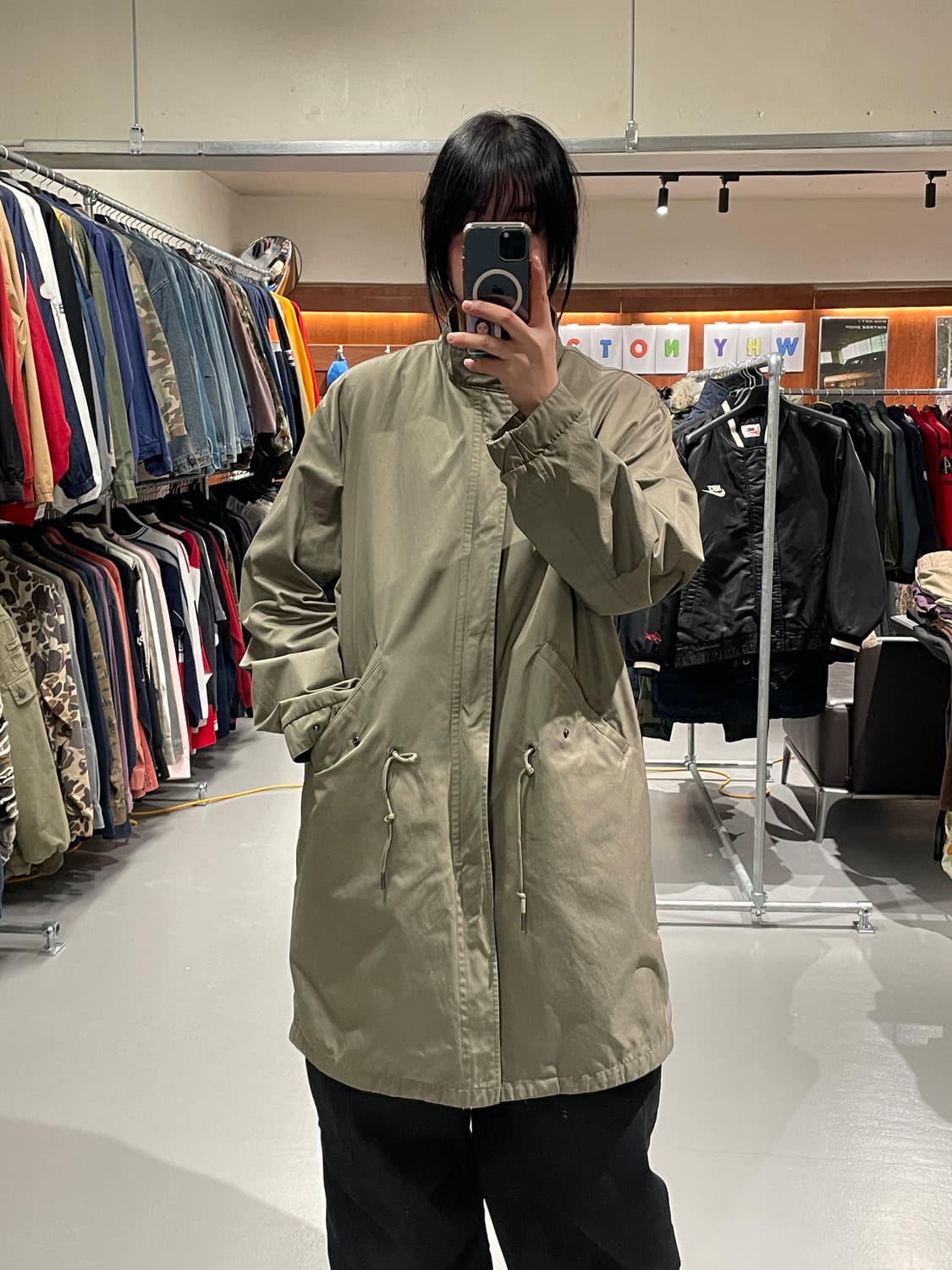 에잇세컨즈 피쉬테일 야상 자켓   상품이미지1