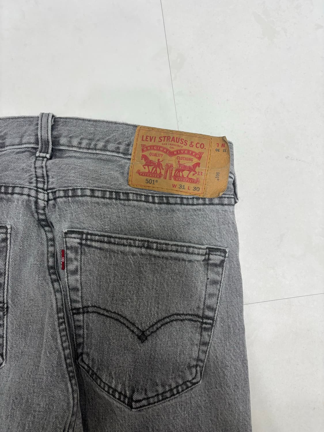 LEVIS 501 LIGHT GRAY 상품이미지9