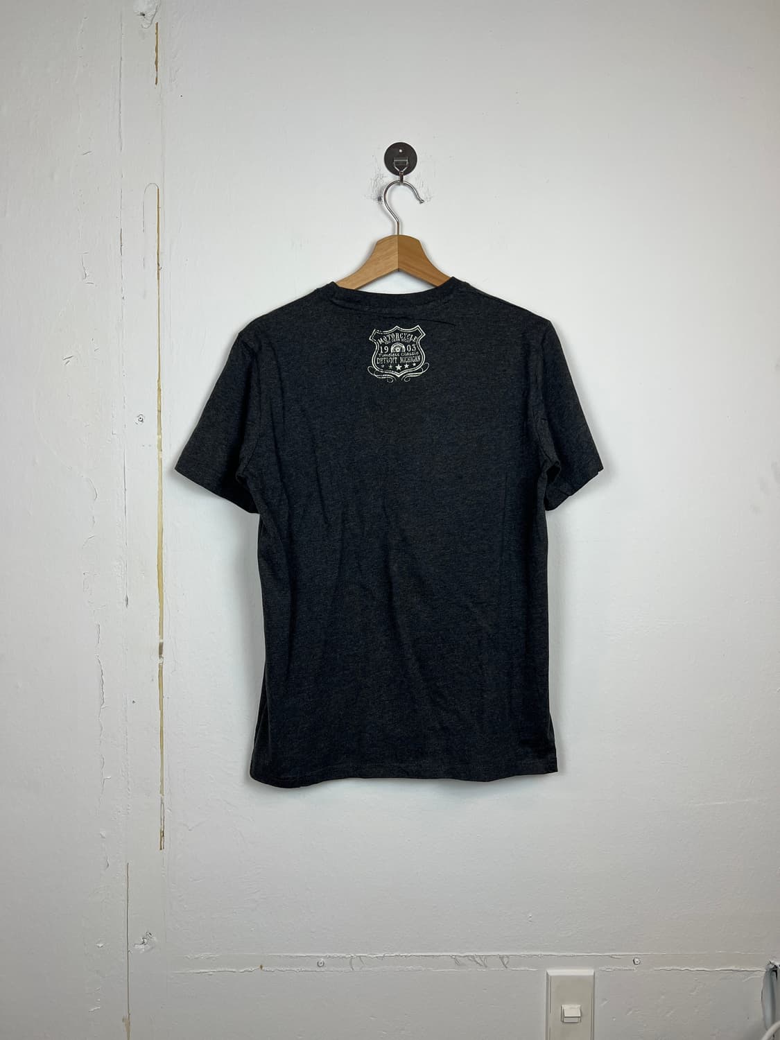 T211 Balmy&Awaking 모터사이클 프린팅 반팔 티셔츠 M 상품이미지2