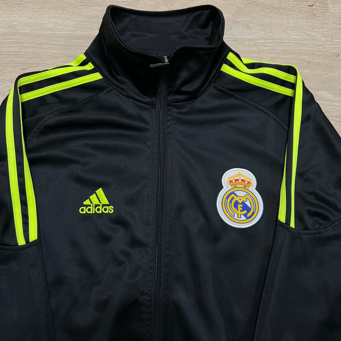 아디다스 레알마드리드 축구복 져지 트랙탑 자켓 [블랙] L/100 상품이미지4