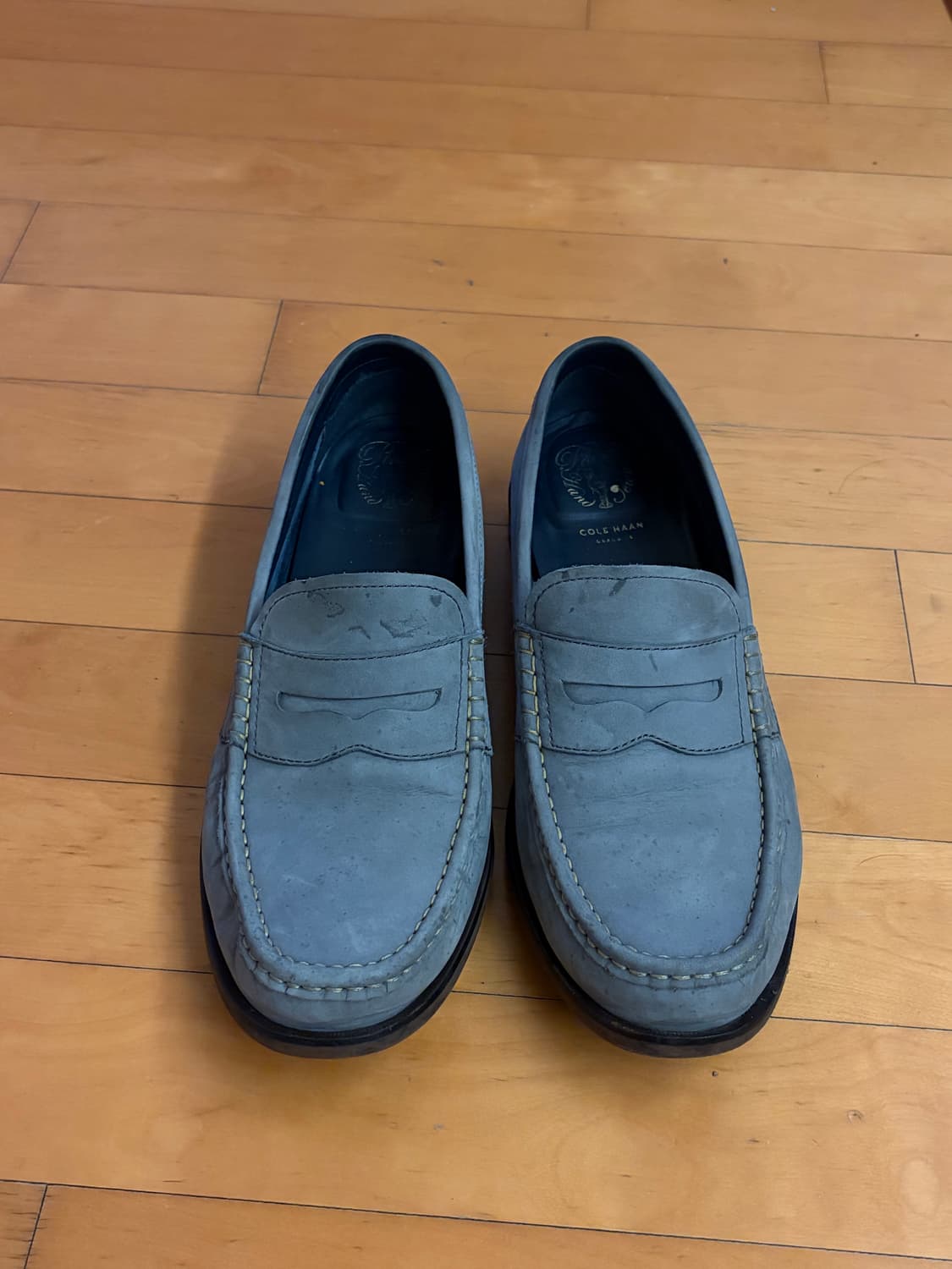 콜한 스웨이드 로퍼 그레이 280 상품이미지1