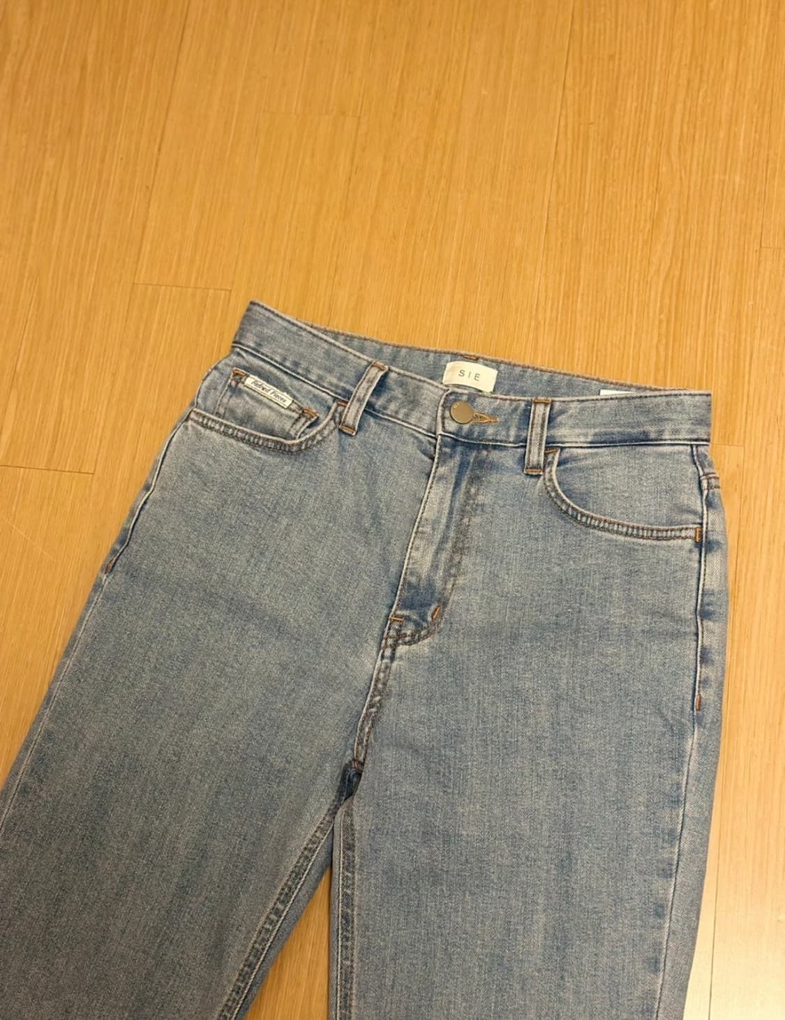 시에 SIE 버킨 세미 부츠컷 데님 롱 S 상품이미지5