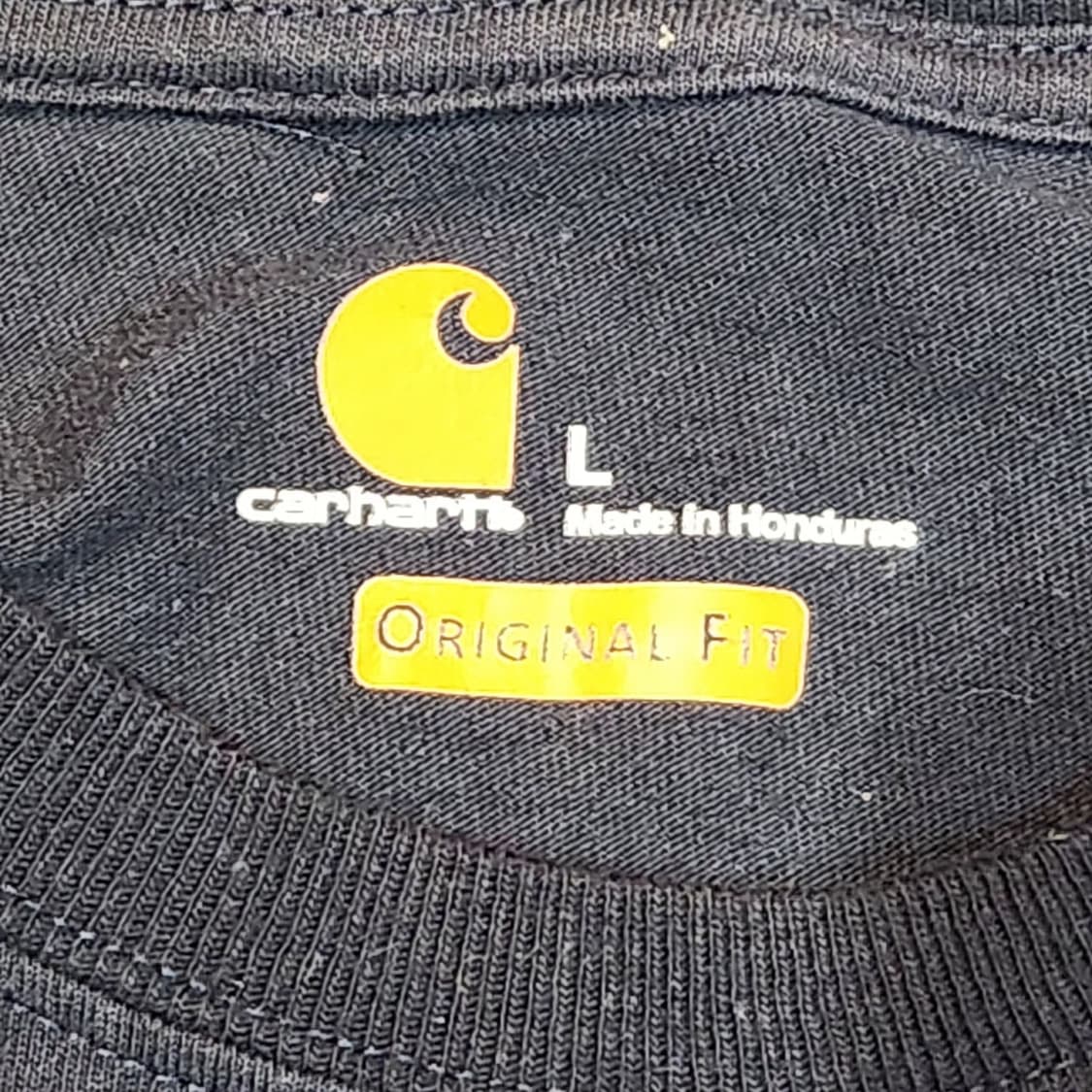 칼하트 포켓 반팔 티셔츠 네이비 (L) 상품이미지2