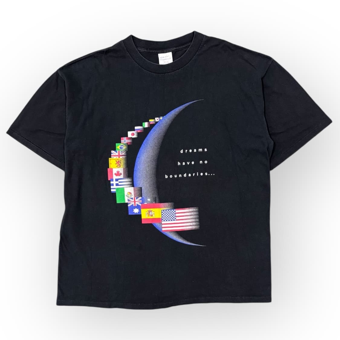 2XL)90's 국기 티셔츠 상품이미지1