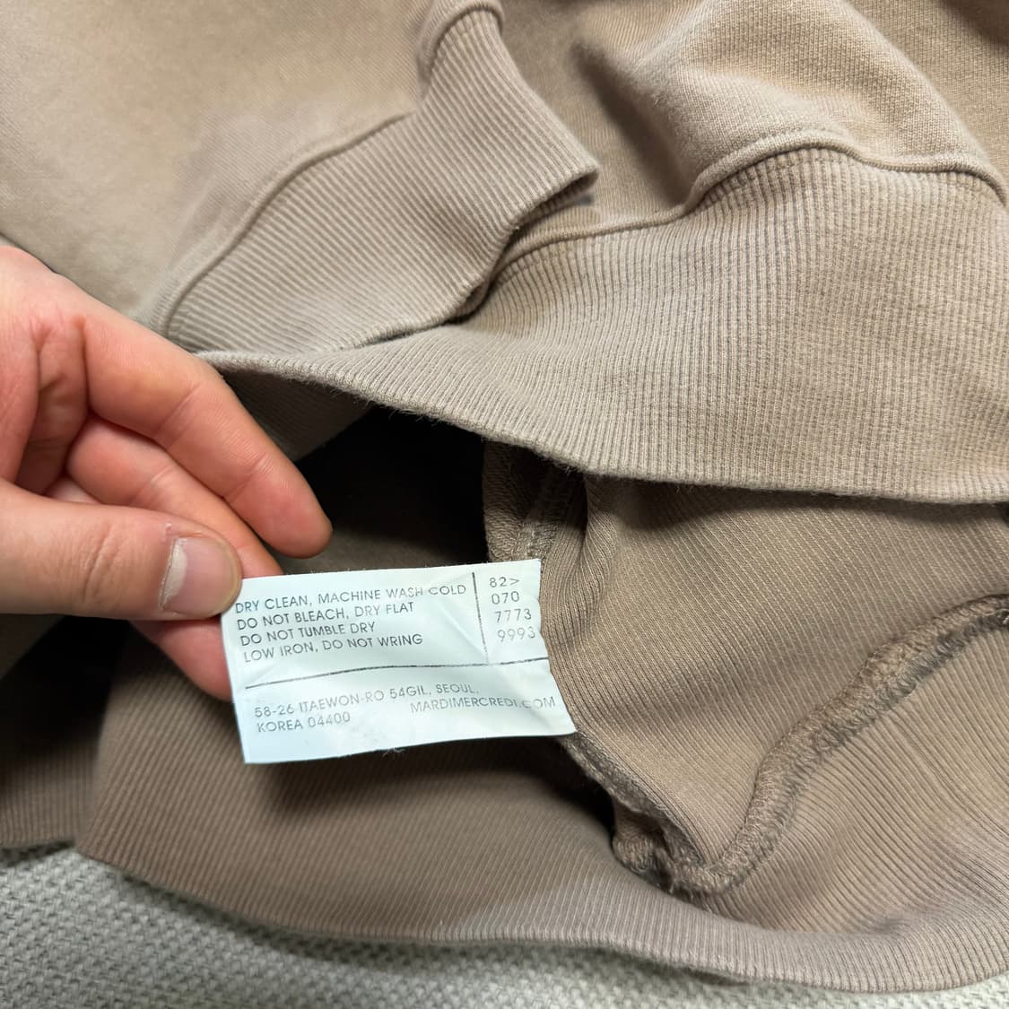 마르디 메크르디 시그니처 플라워 맨투맨 상품이미지4