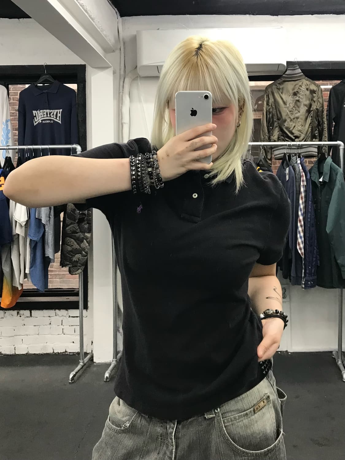 폴로 랄프로렌 퍼플 포니 카라티 상품이미지4