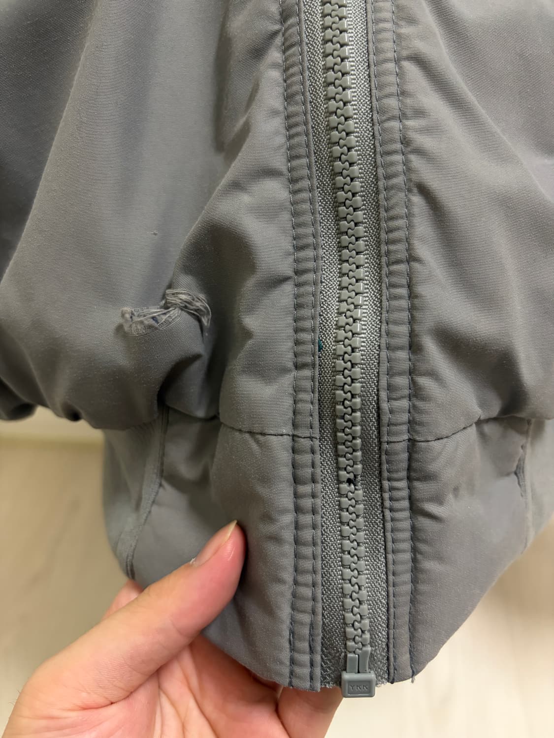 90s 파타고니아 쉘드 신칠라 봄버자켓 그레이 L 상품이미지6