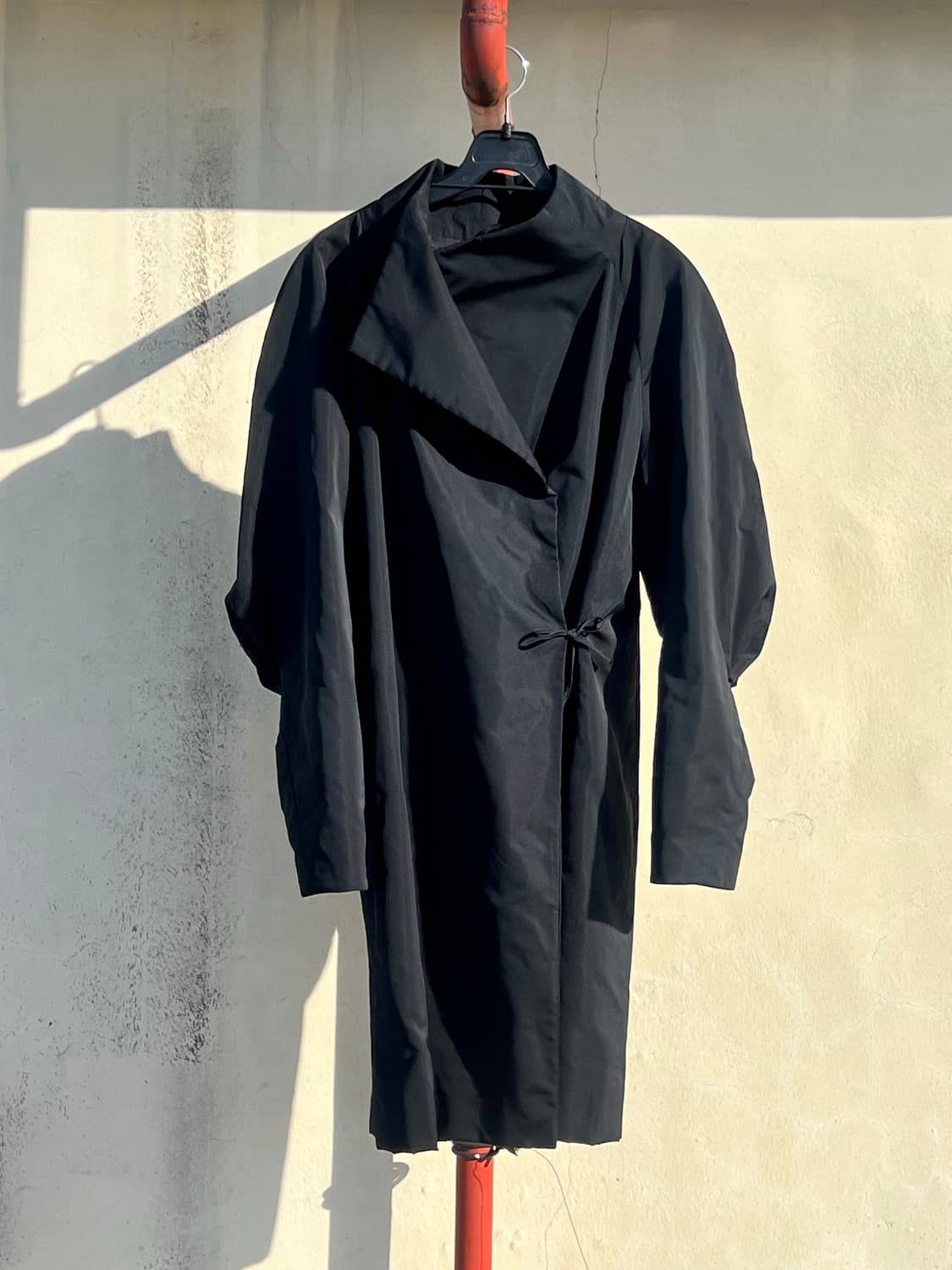 [Archive] 90s 겐조 프랑스제 실크 혼방 랩 코트 상품이미지3