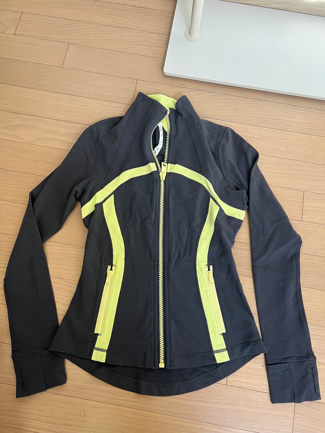 Lululemon Define Jacket - Grey/Lime (Siz 상품이미지1