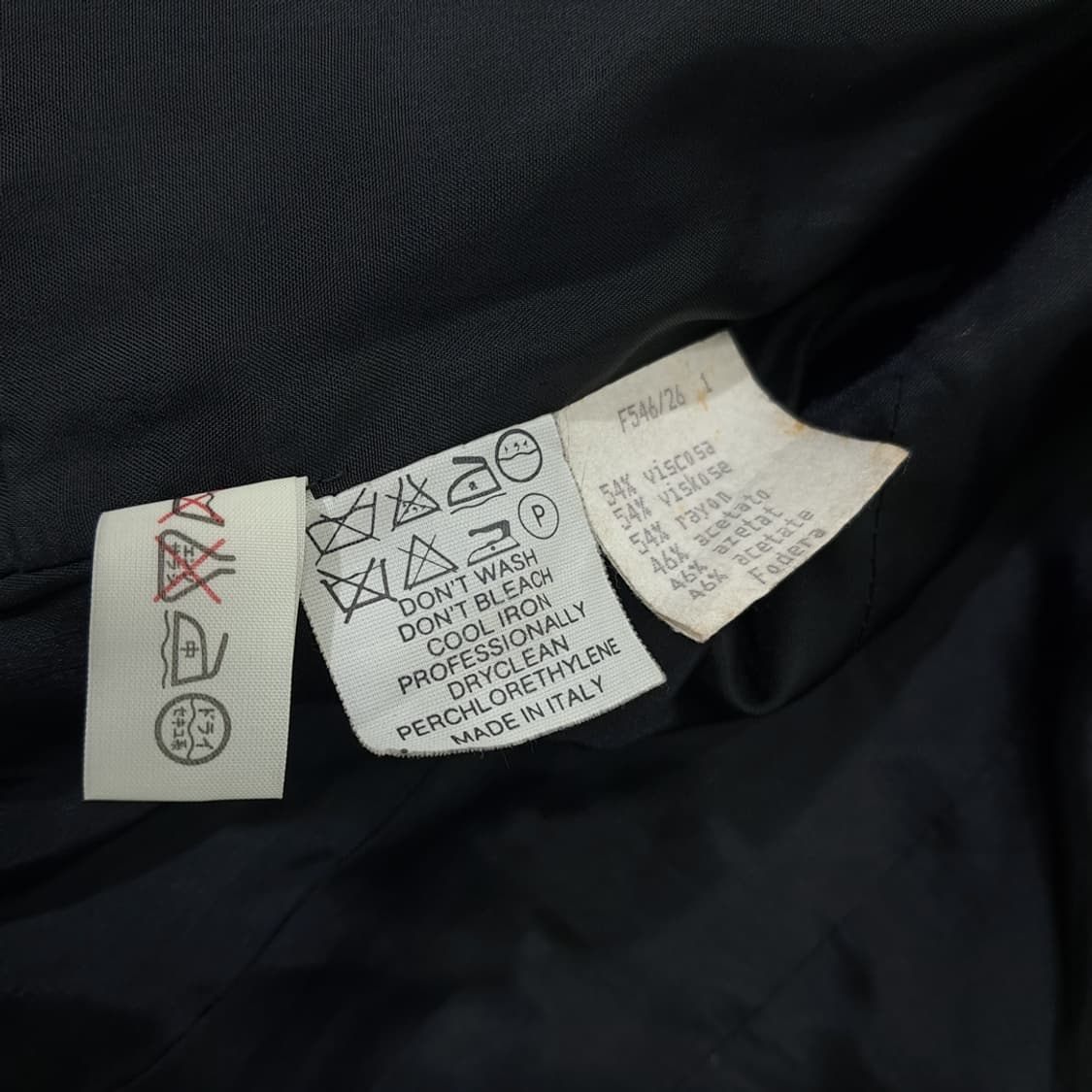 CN910 L 펜디 투톤 카라 빈티지 자켓 블레이저 상품이미지6