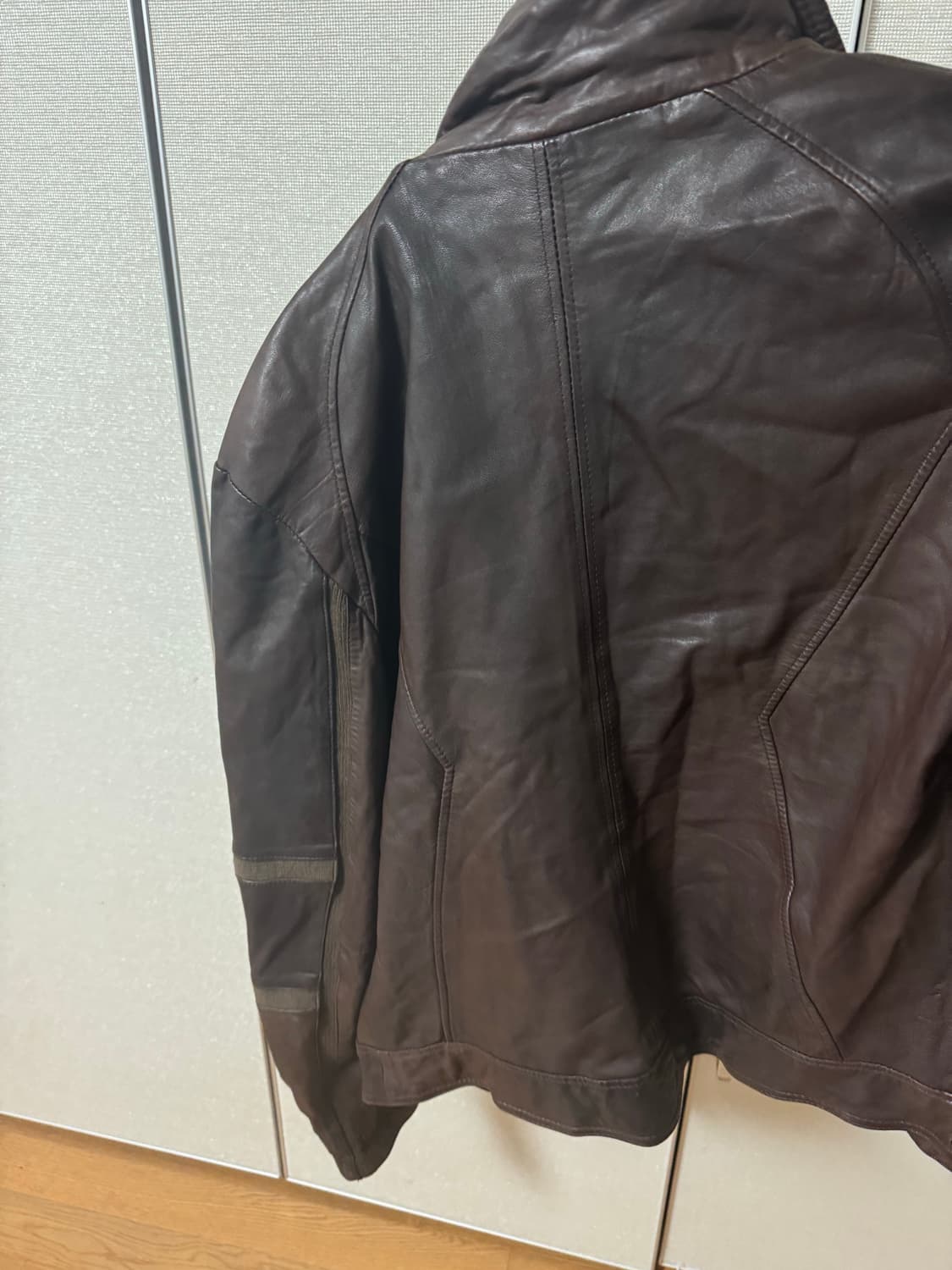 (급처)퍼프픽션 베지터블 램스킨 양가죽 자켓 상품이미지2