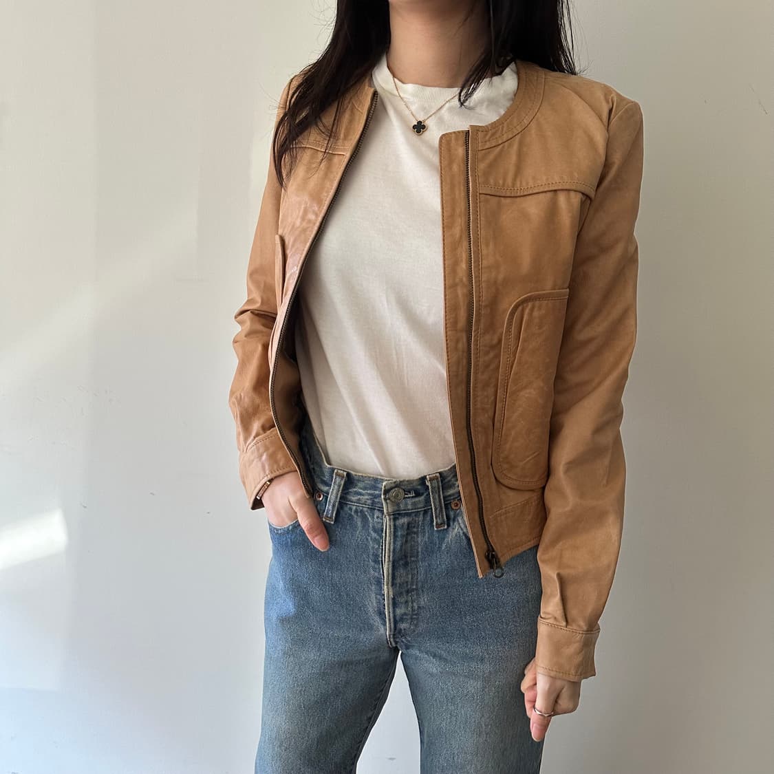 시바이클로에 see by chloe 양가죽 자켓 상품이미지1