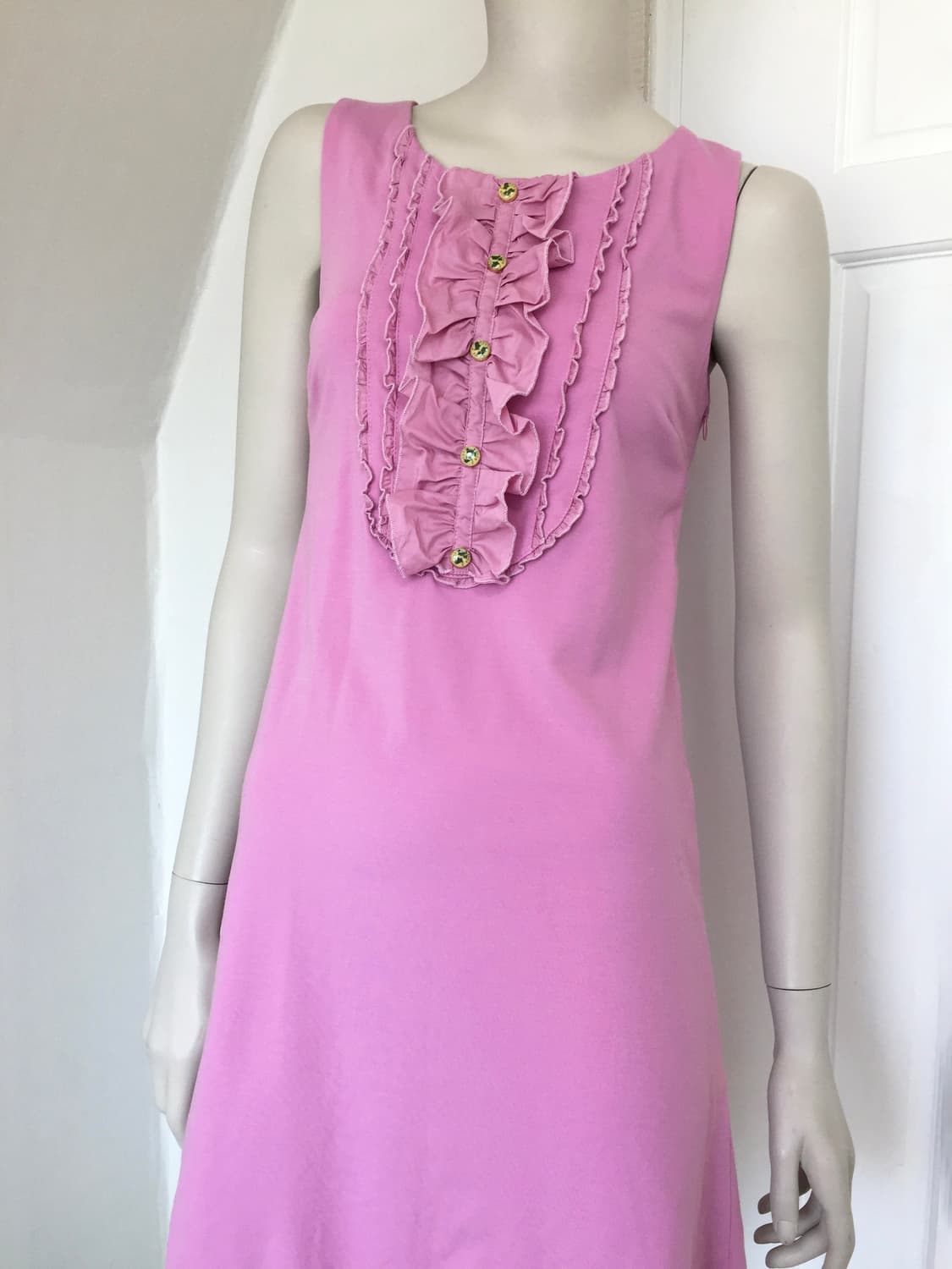 Italy Made  Pink Frill Detail Dress 상품이미지7