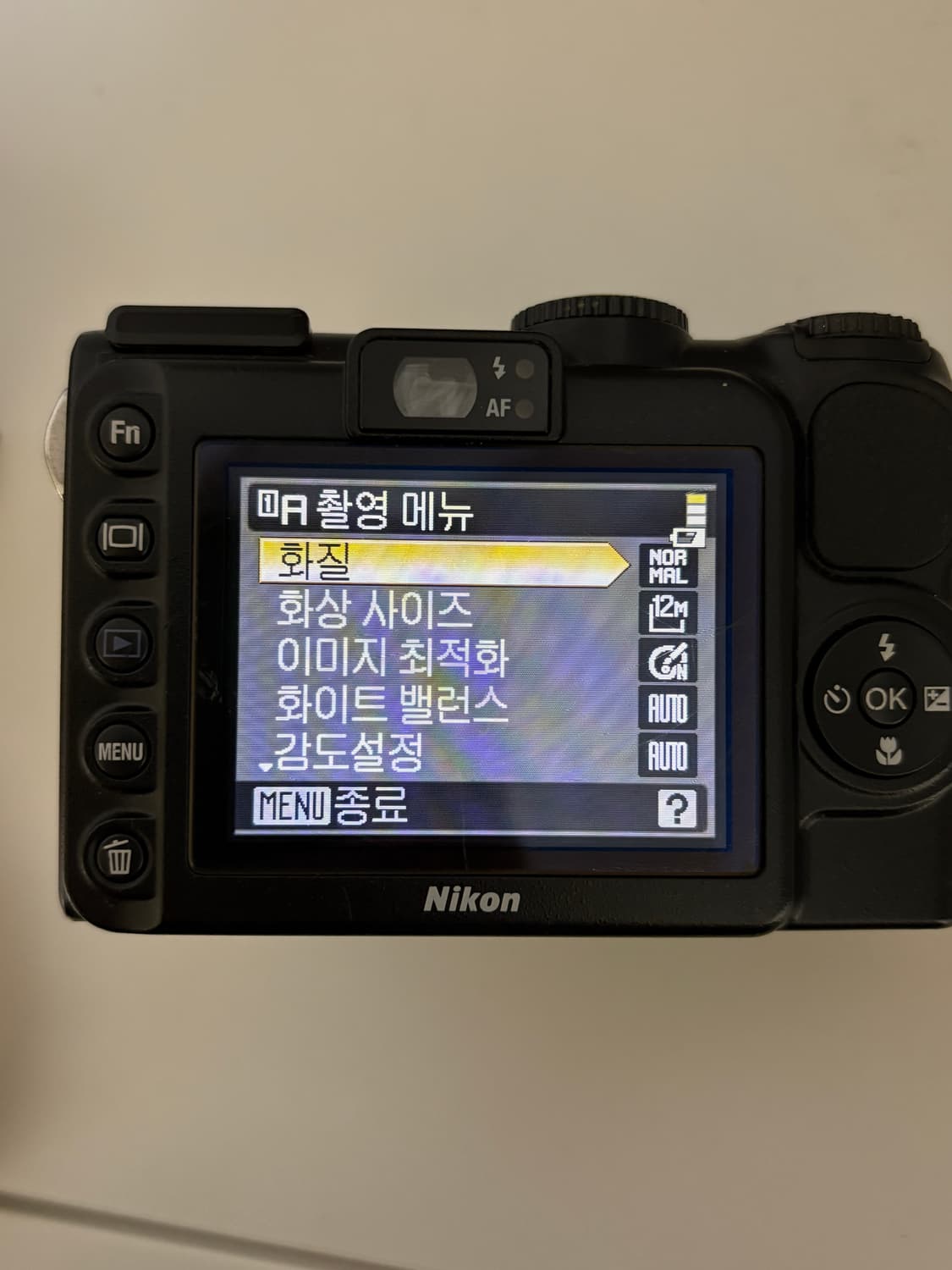 [초 희귀/하이엔드/고화질] 니콘 쿨픽스 P5100 카메라 상품이미지6