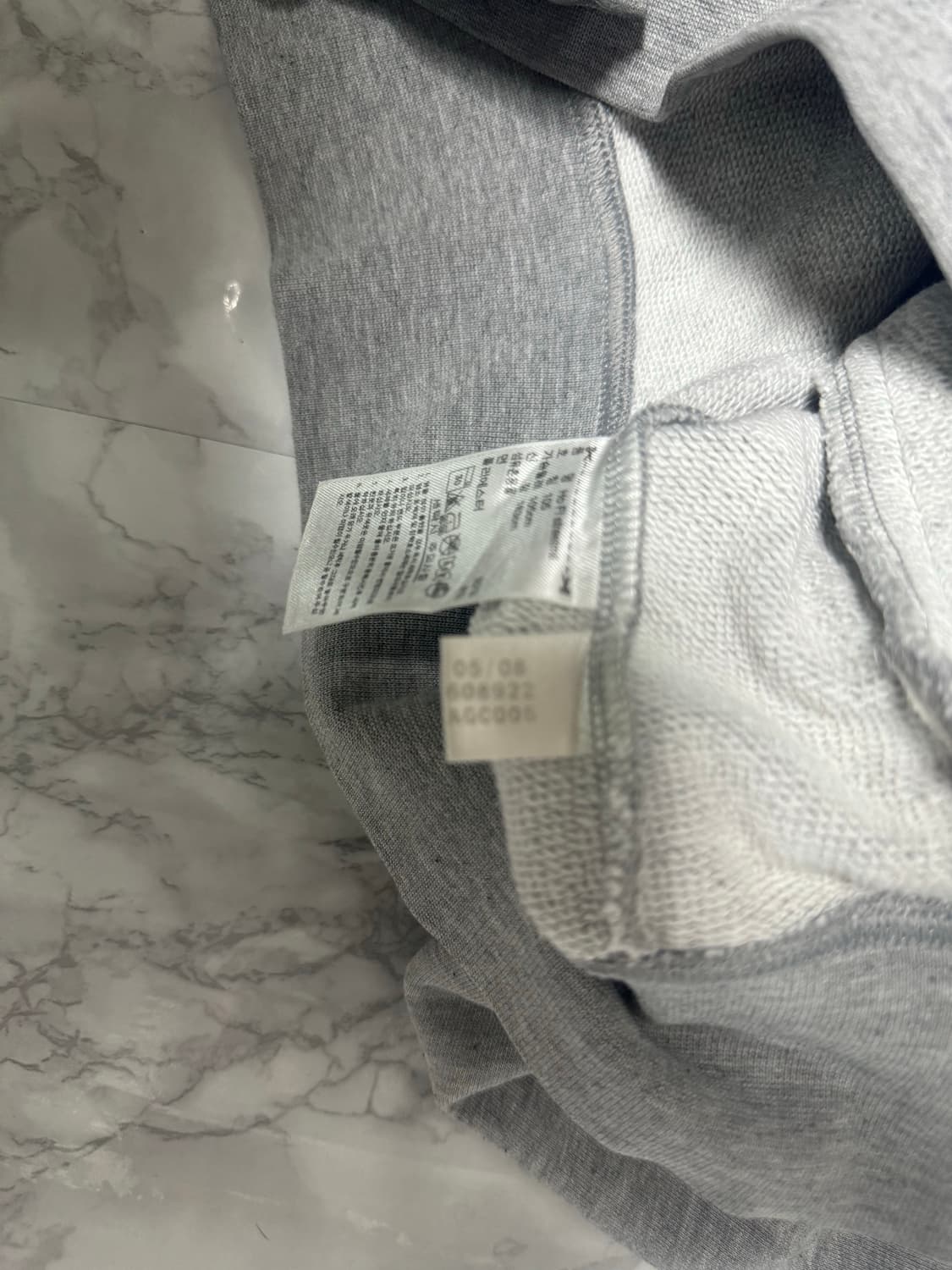 아디다스 그레이x초록 파이어버드 후드 집업 면 자켓 져지 상품이미지6