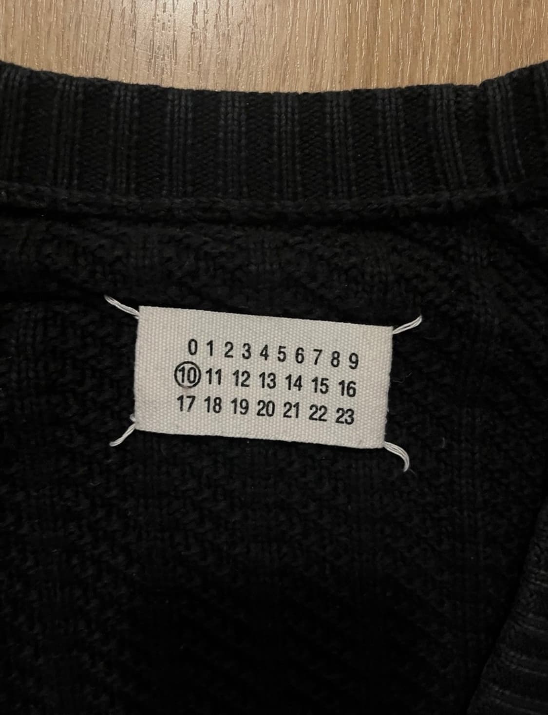 메종 마르지엘라 절개 디테일 가디건 L 상품이미지2