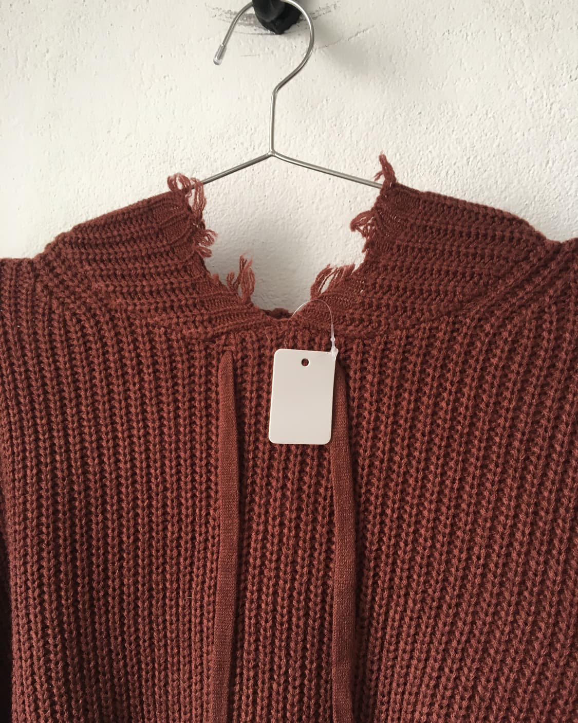 Damage hood knit 상품이미지5