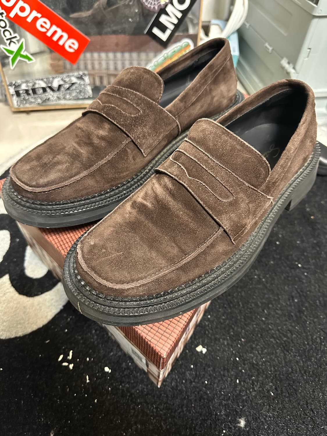 [42] STU 스웨이드 로퍼 브라운 270 상품이미지1