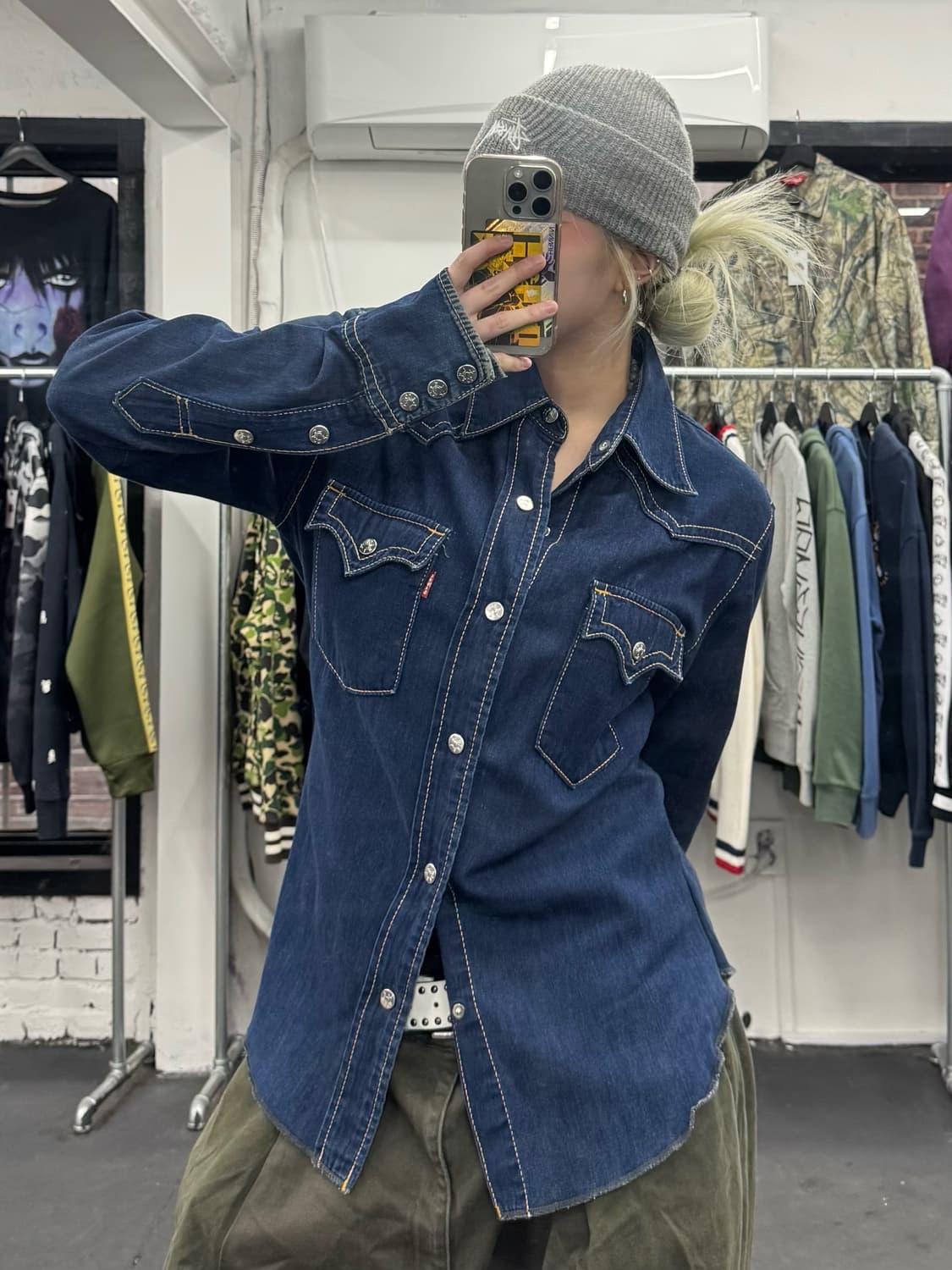 리바이스 데님셔츠 상품이미지1