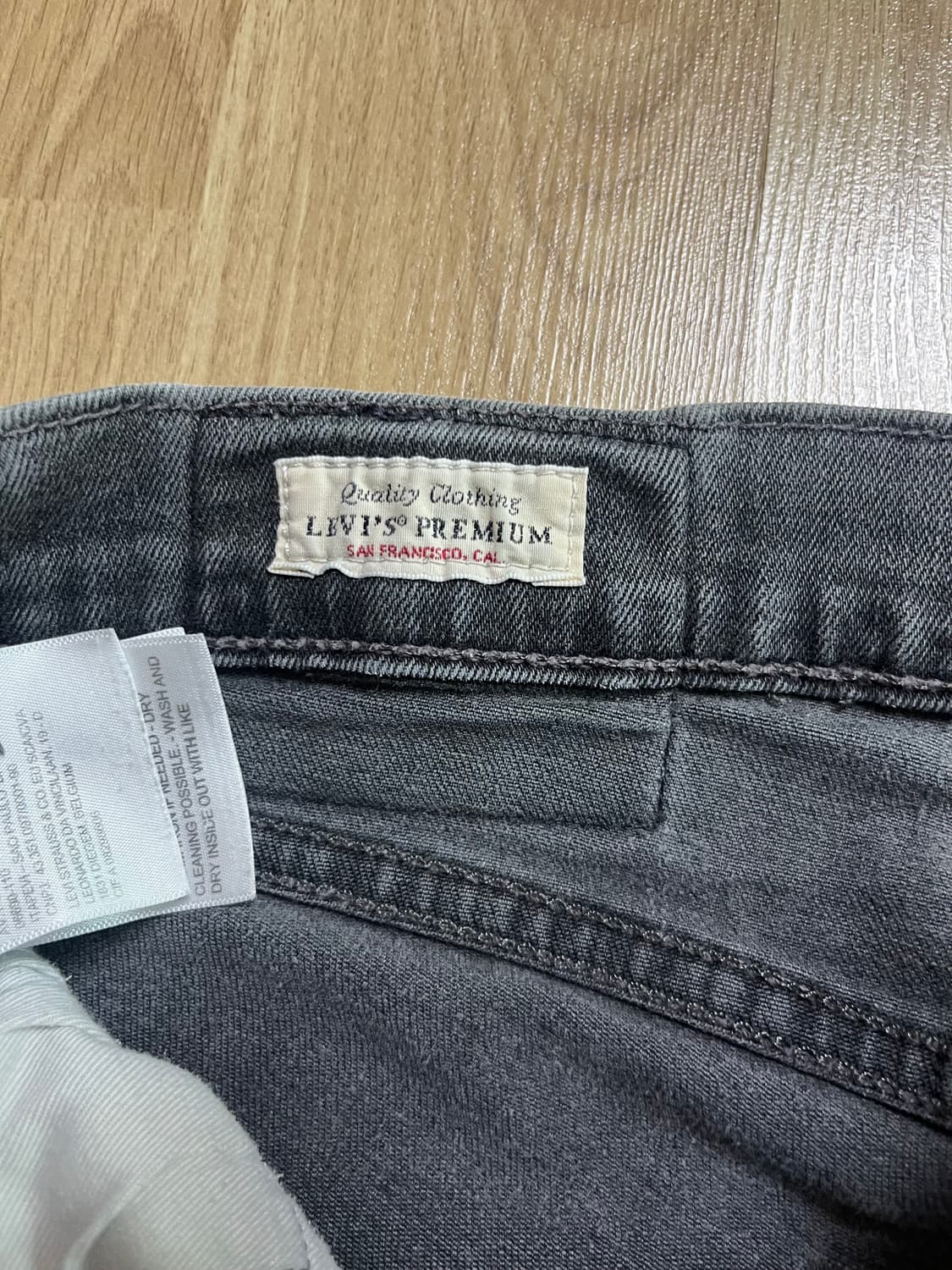 리바이스 511 그레이 데님바지 상품이미지4