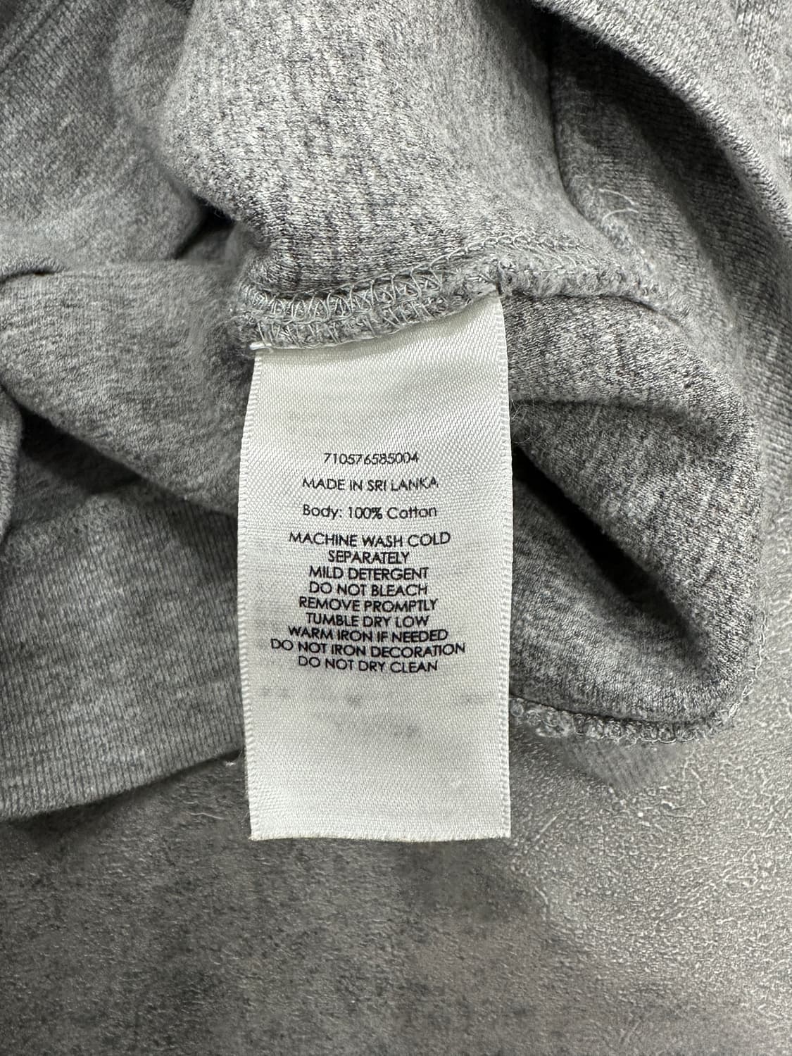 폴로 숄카라 맨투맨 그레이 상품이미지5