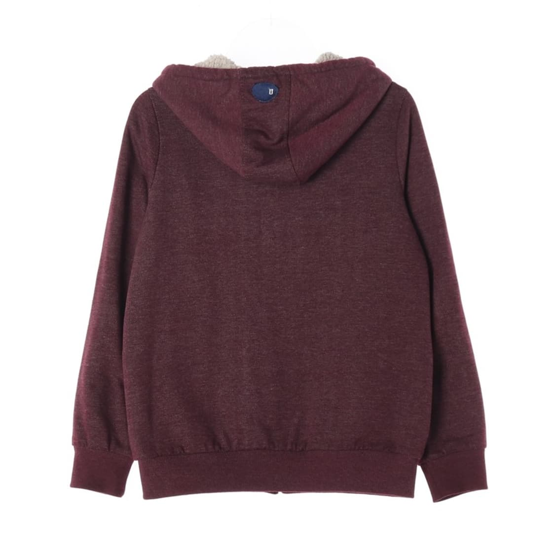 UGIZ 이스트사이드 레터링 덤블 양털 후드 집업 상품이미지3