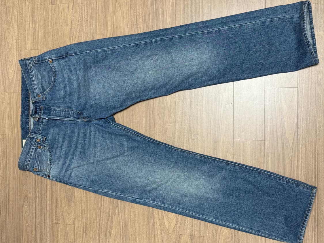리바이스 셀비지 데님 501 중청 상품이미지1