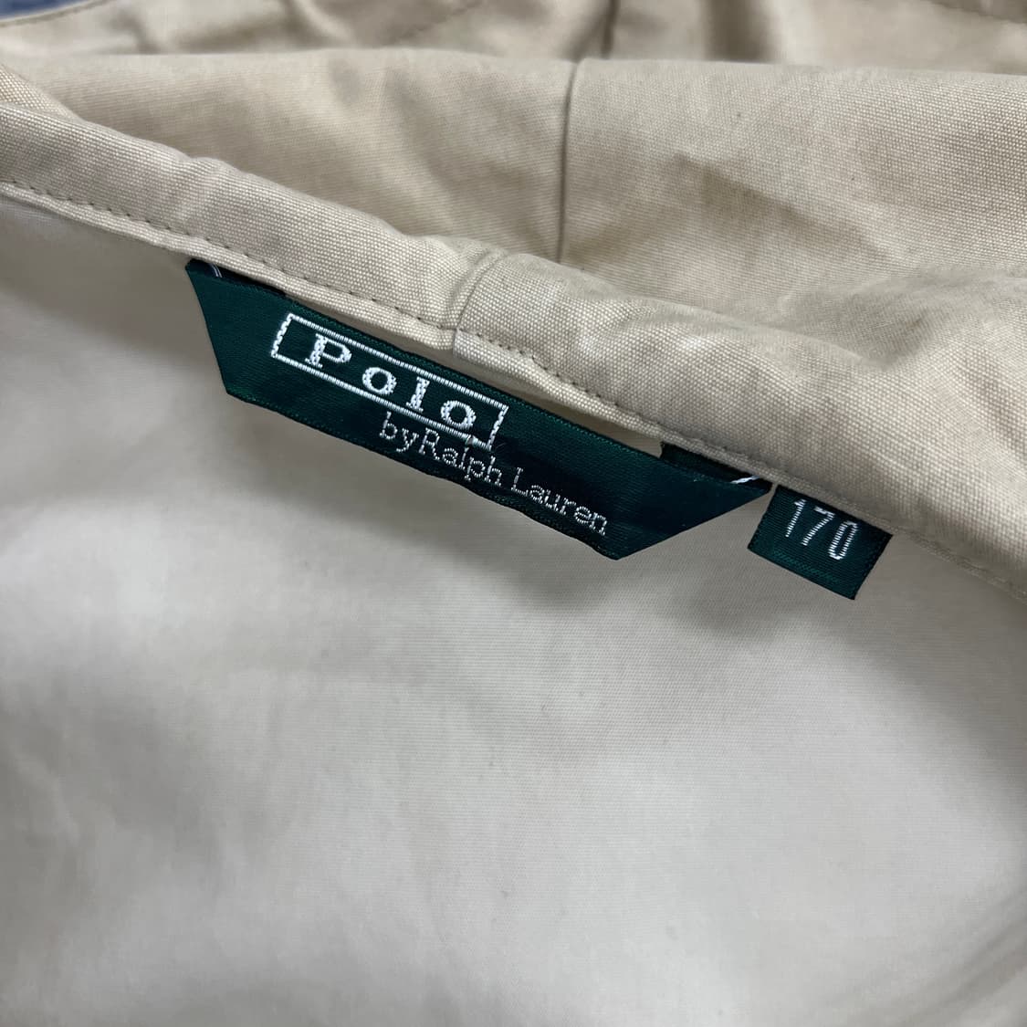 폴로 랄프로렌 베이지 유틸리티 후드 야상 자켓 상품이미지3