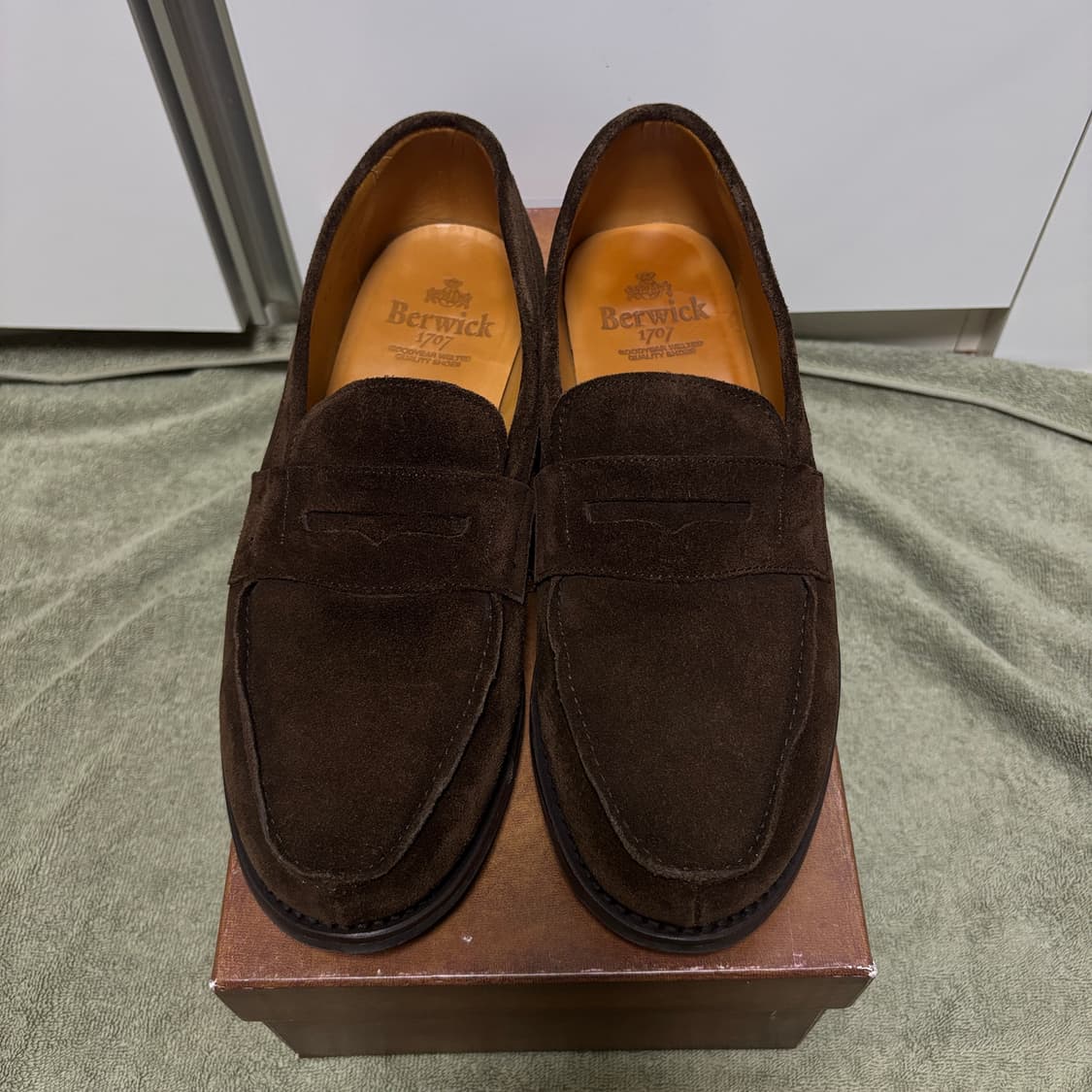 버윅 4456 스웨이드 로퍼 브라운 상품이미지4