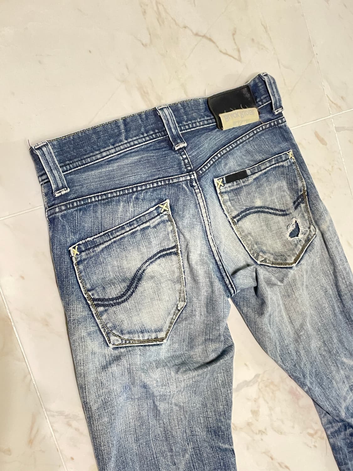 LEE 라이더스 블랙스티치 일본 빈티지 청S사이즈 상품이미지1