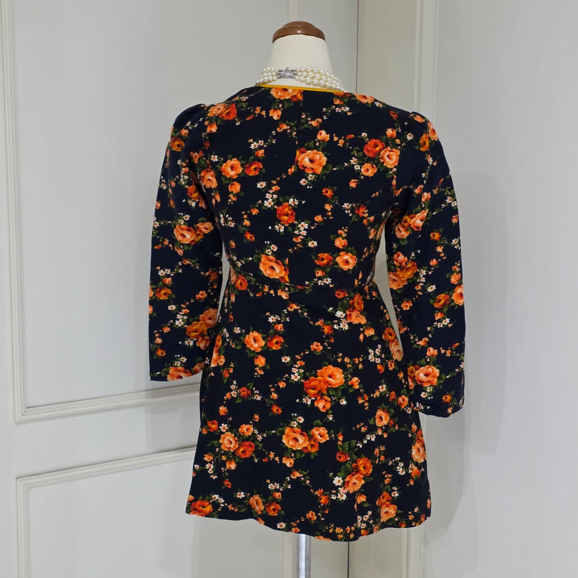 일본빈티지) 플라워 로즈st 모리걸 로맨틱 원피스(140 size) 상품이미지2