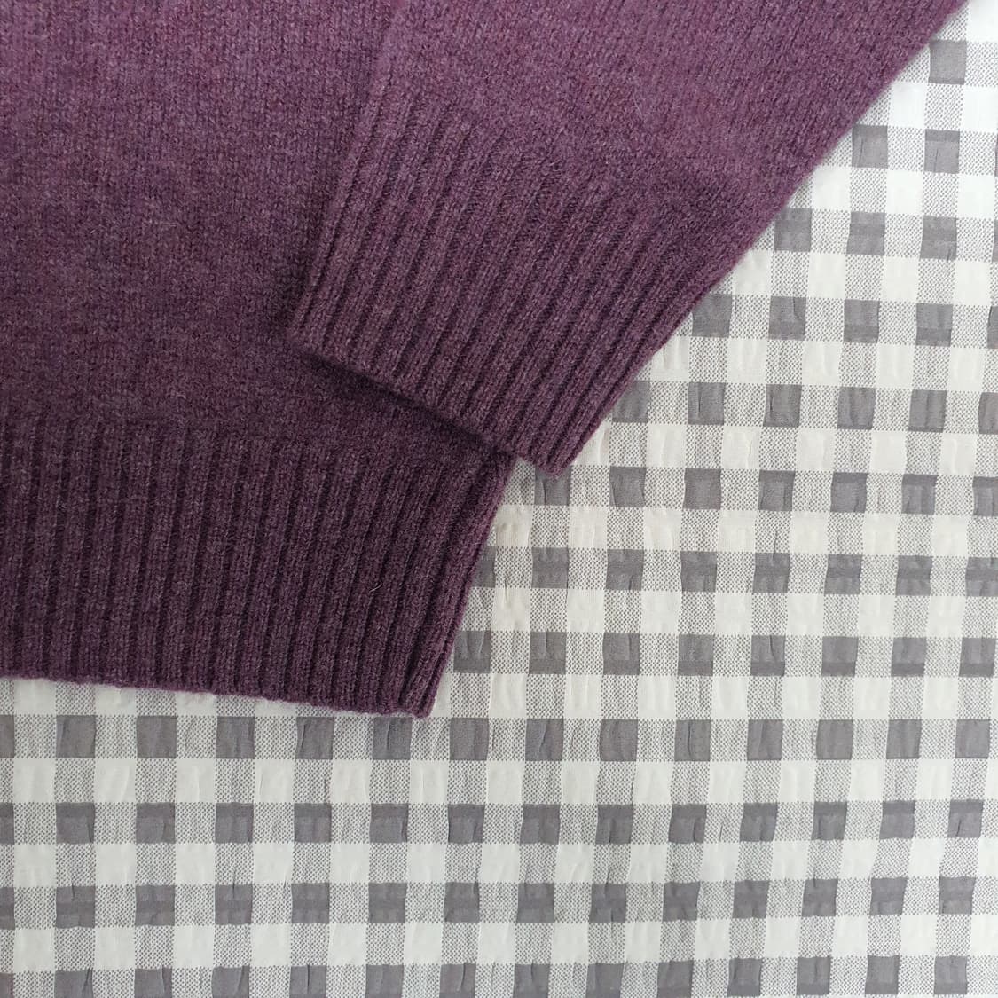 유니클로 울100 긴소매 니트 남자95 상품이미지4