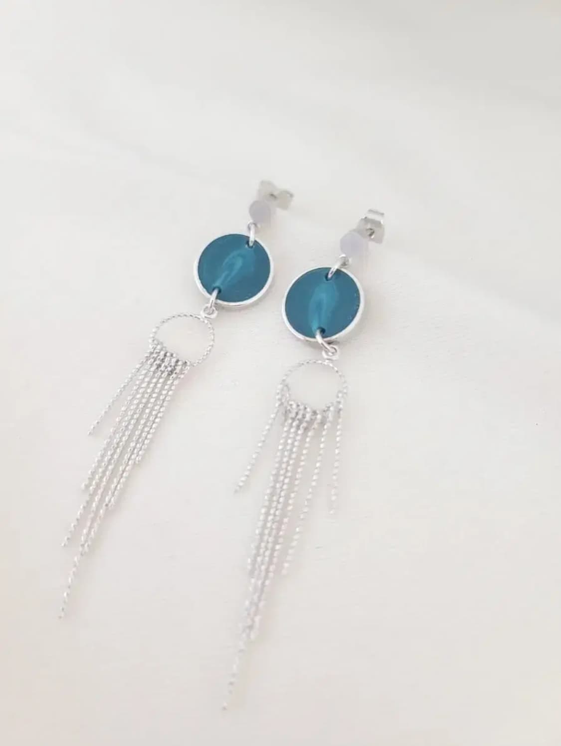 새상품 925 은침 드롭 귀걸이(반택포) 상품이미지4